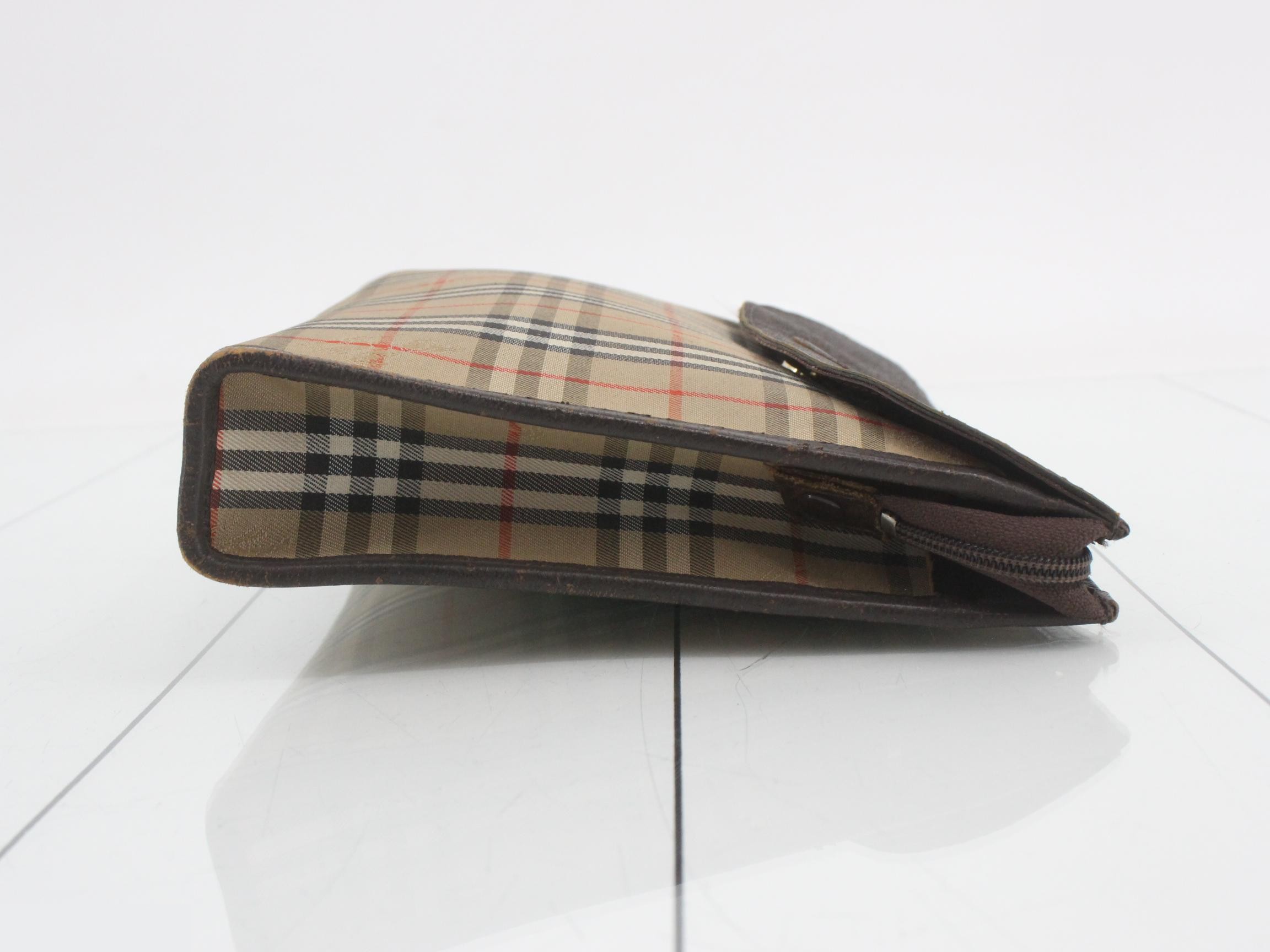 Nova Check Clutch Bag — view 3