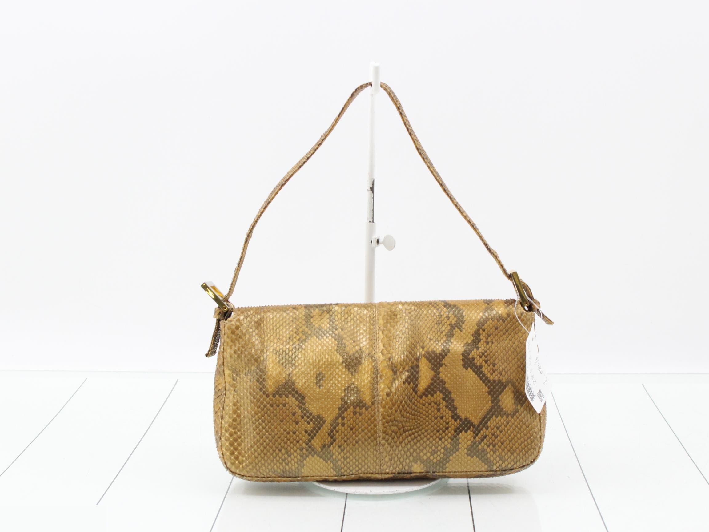 Mamma Bucket Python Zucca Shoulder Bag Gold — view 2