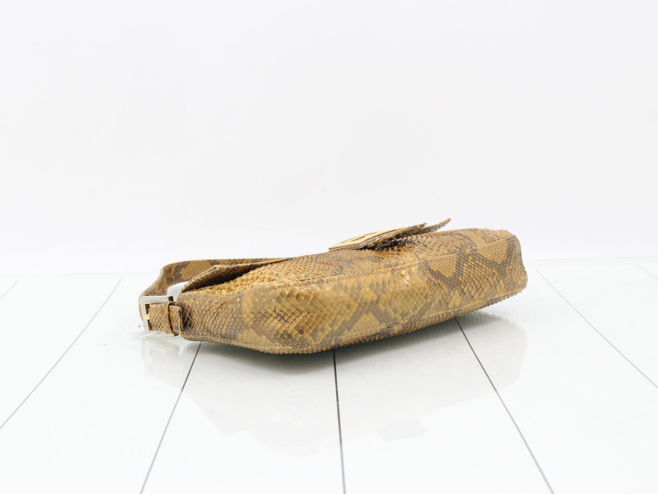 Mamma Bucket Python Zucca Shoulder Bag Gold — view 5