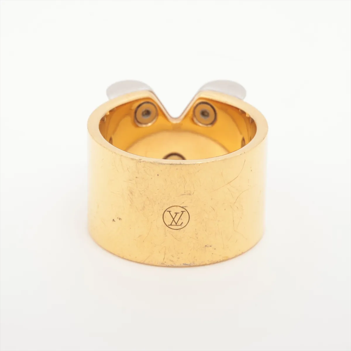 M61085 Essential V LE0157 Ring M GP Gold - Dents, — view 2