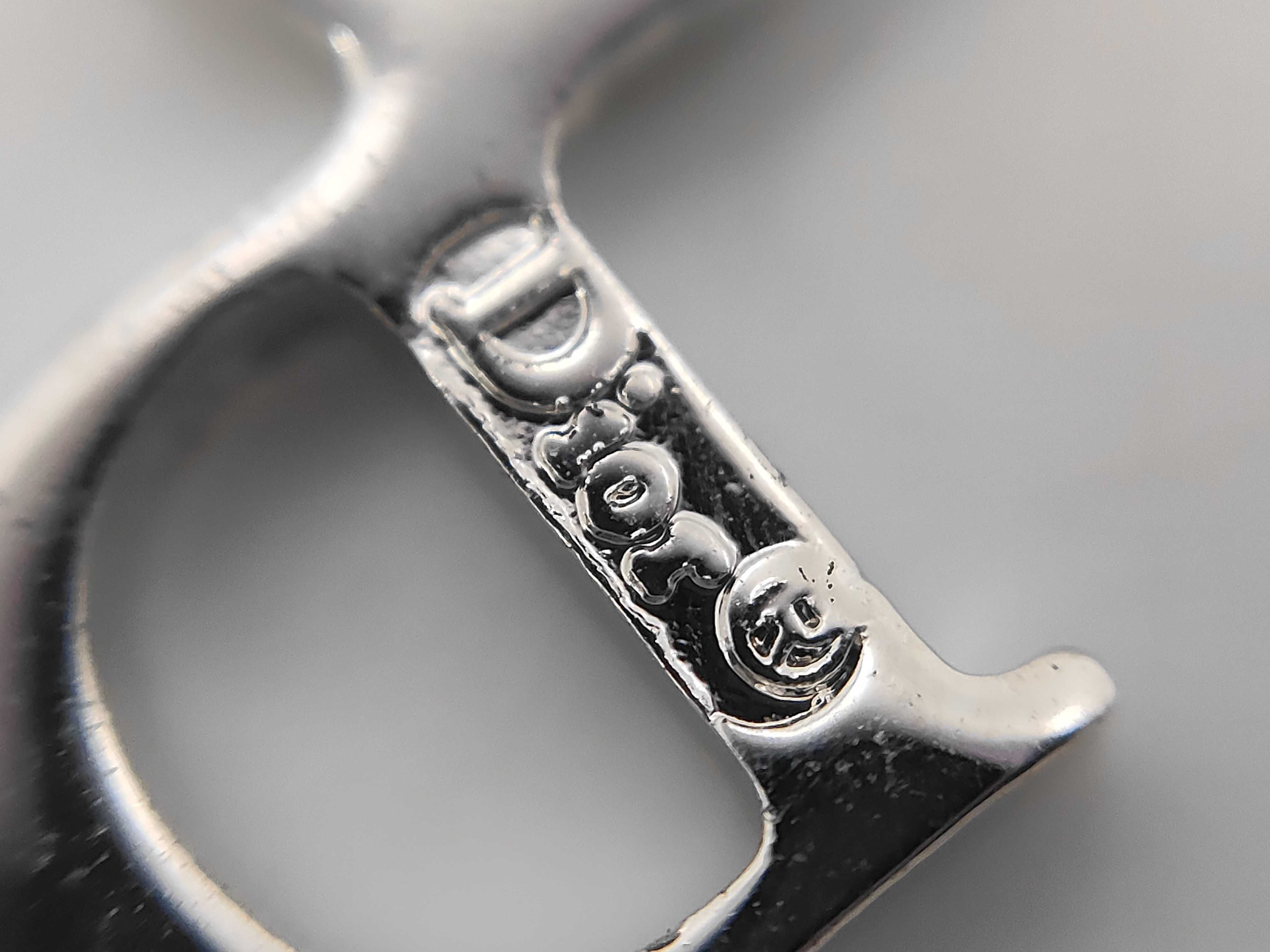 logo silver necklace — view 3