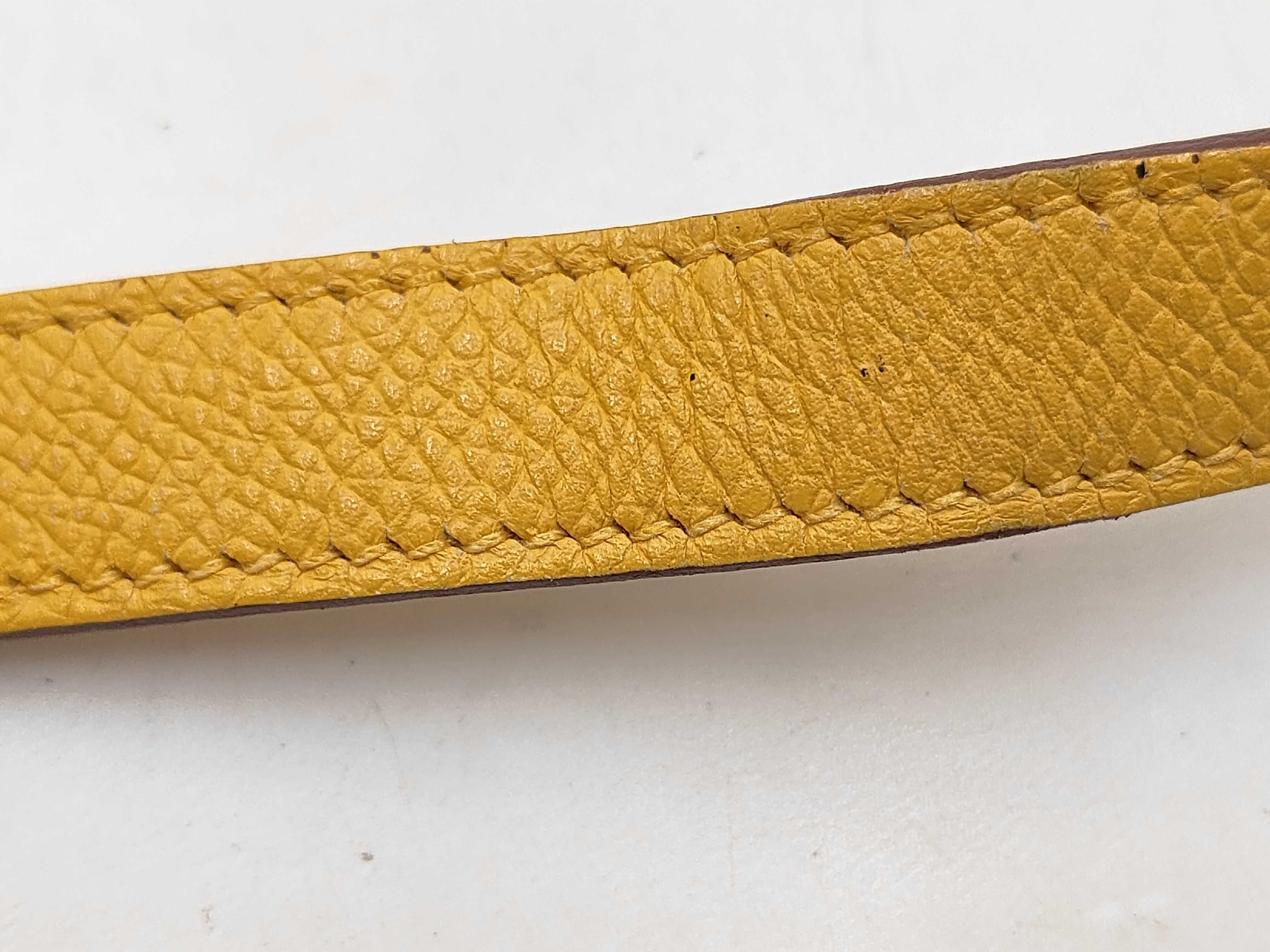 Evelyne TPM Epsom Yellow Shoulder Bag M Stamp — view 4