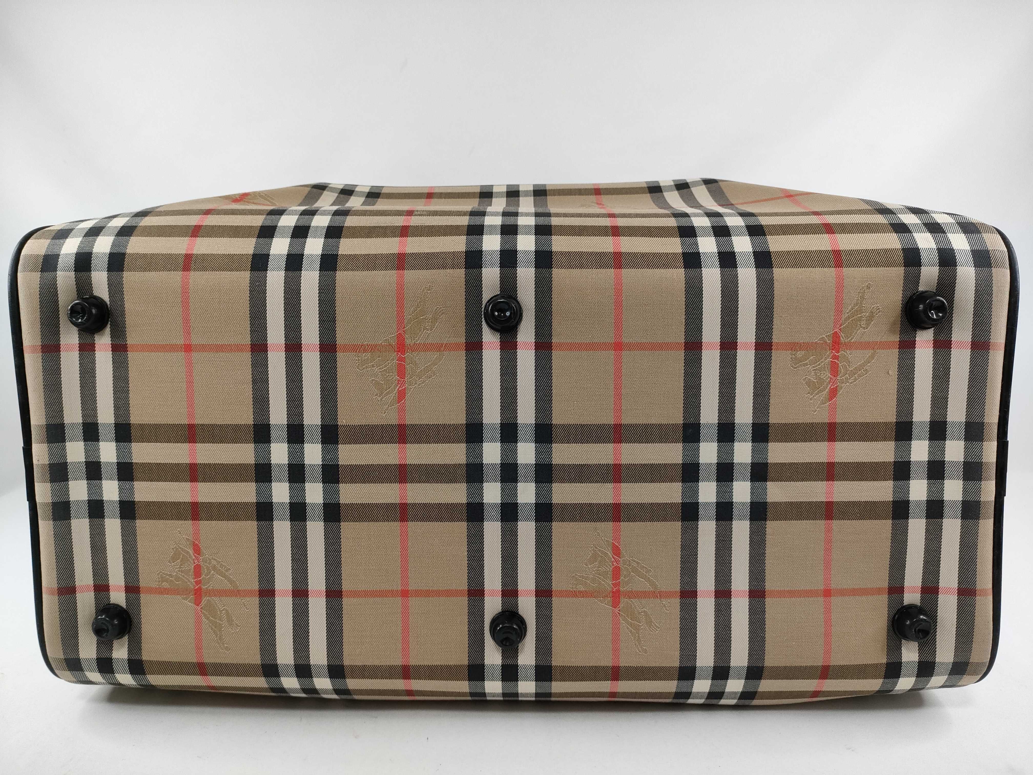 BURBERRYs Boston Bag Nova Check with Lock — view 7
