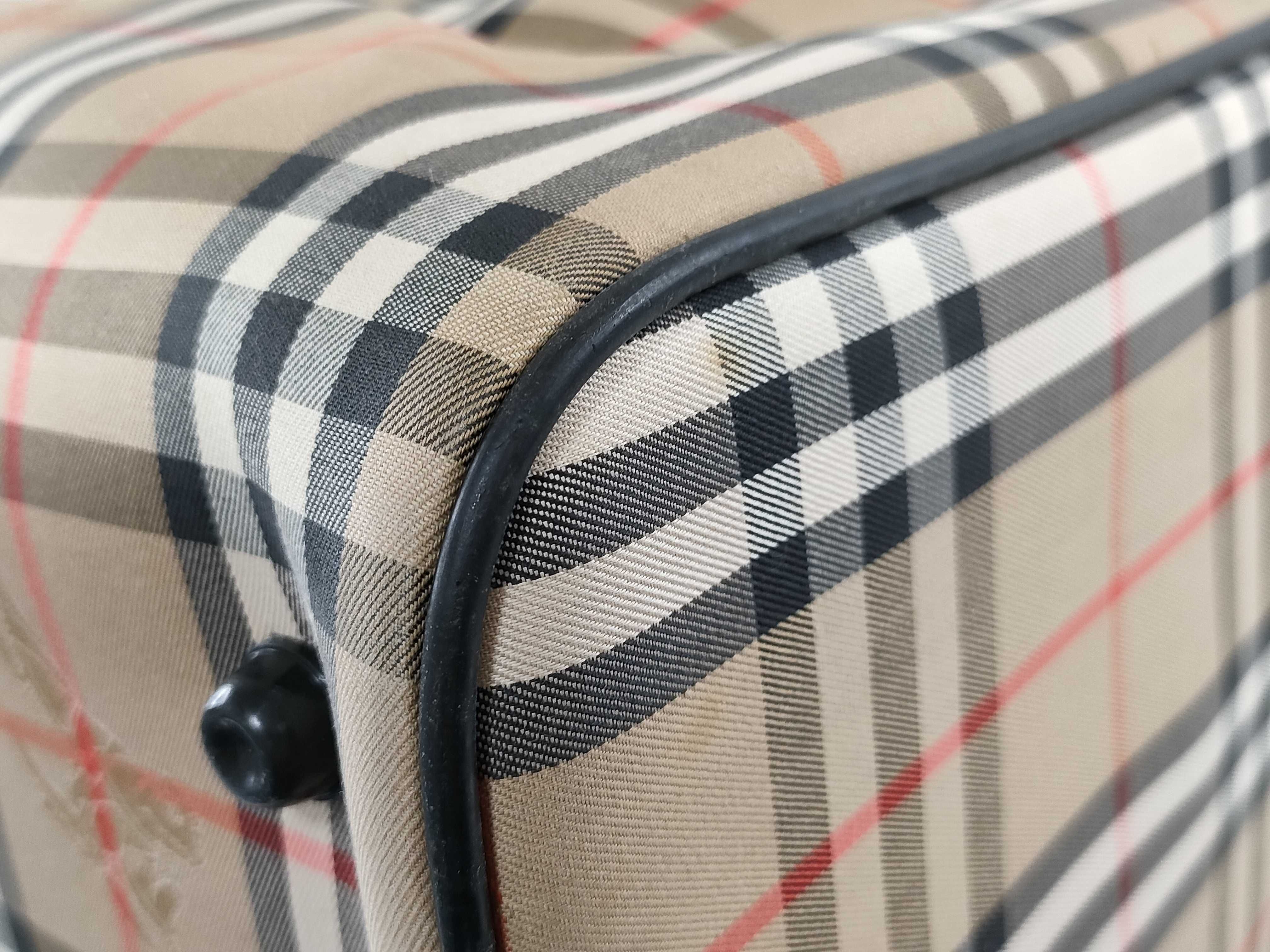 BURBERRYs Boston Bag Nova Check with Lock — view 8