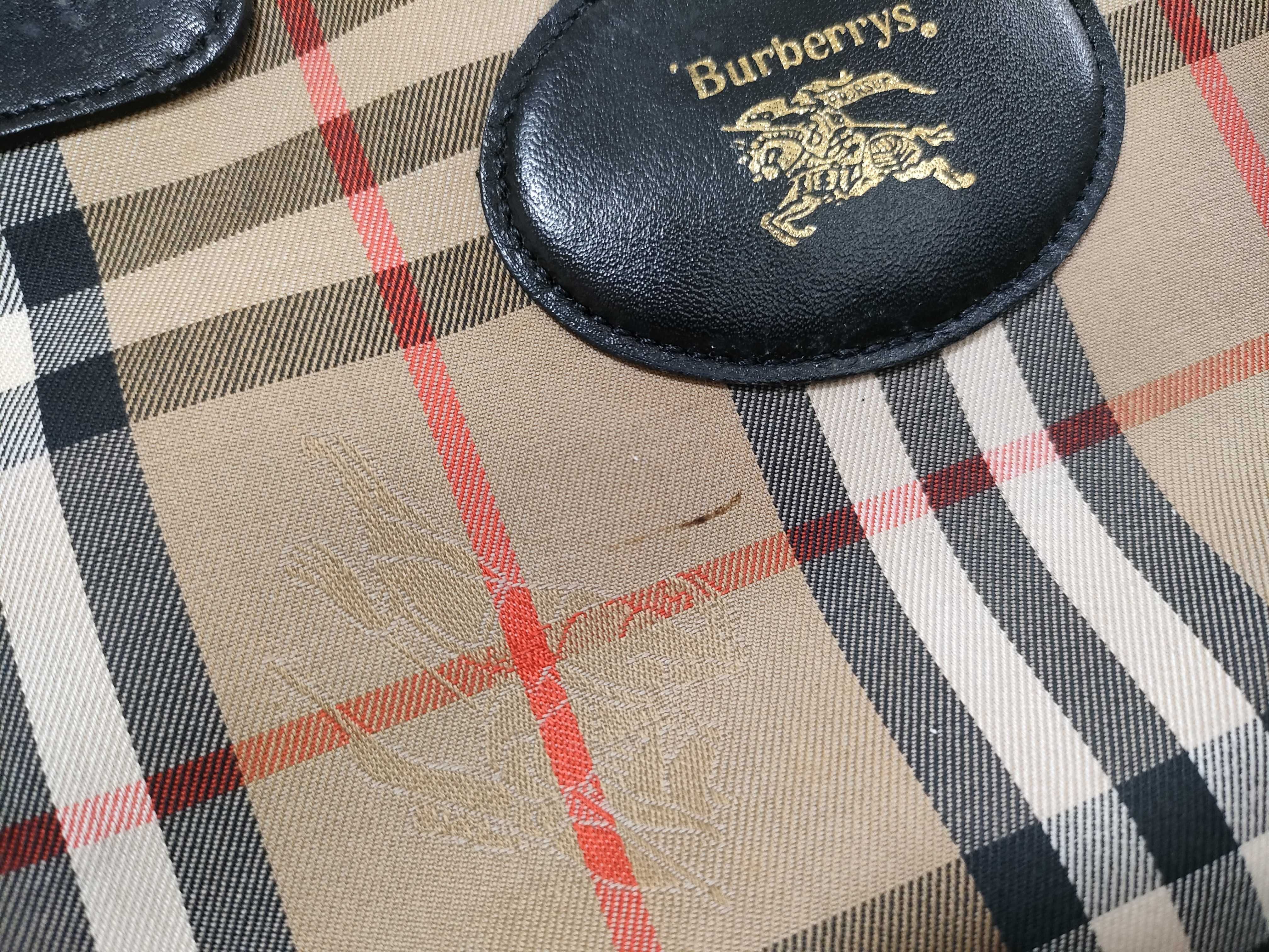 BURBERRYs Boston Bag Nova Check with Lock — view 10