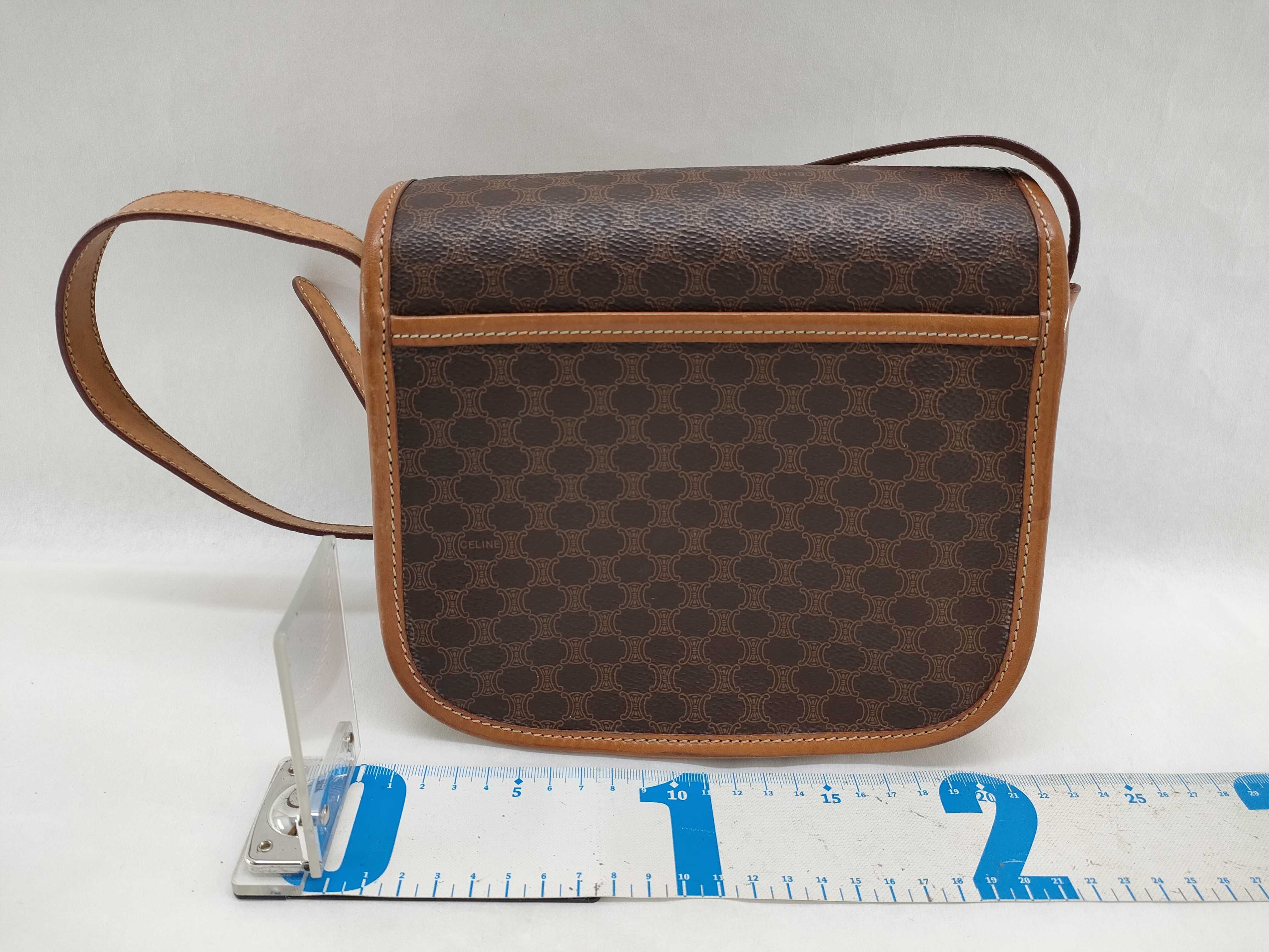 DM95 Macadam PVC Leather Shoulder Bag, Brown — view 2