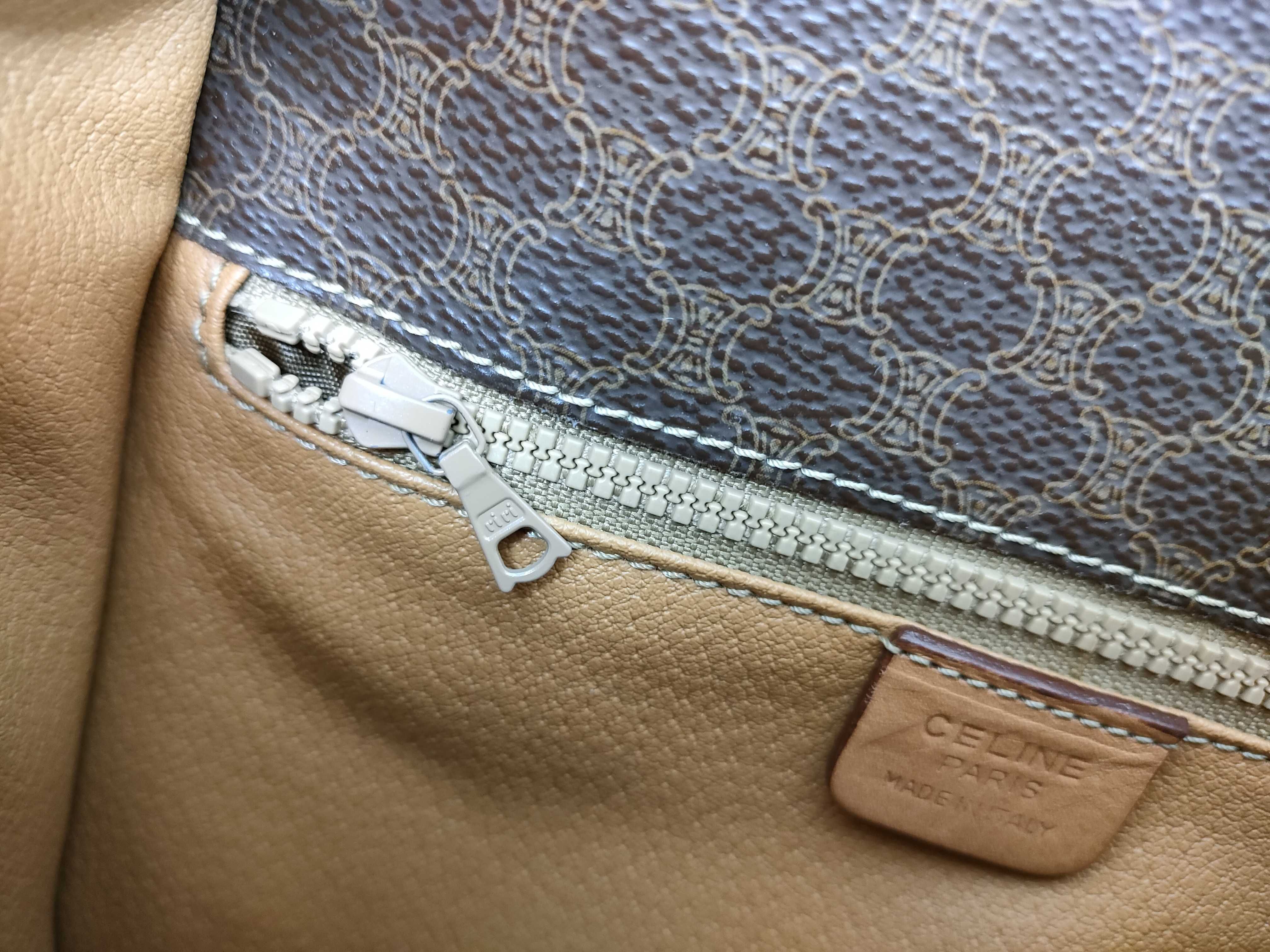 DM95 Macadam PVC Leather Shoulder Bag, Brown — view 13
