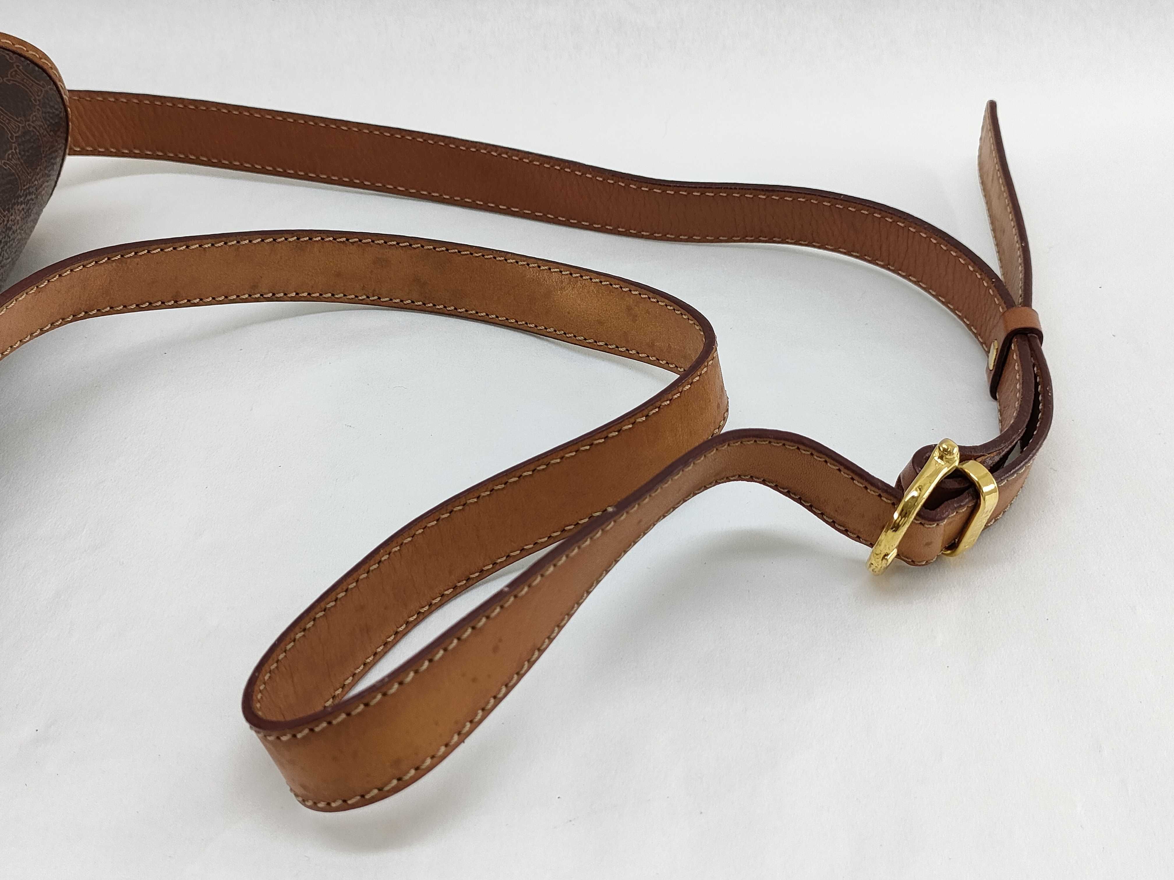 DM95 Macadam PVC Leather Shoulder Bag, Brown — view 3