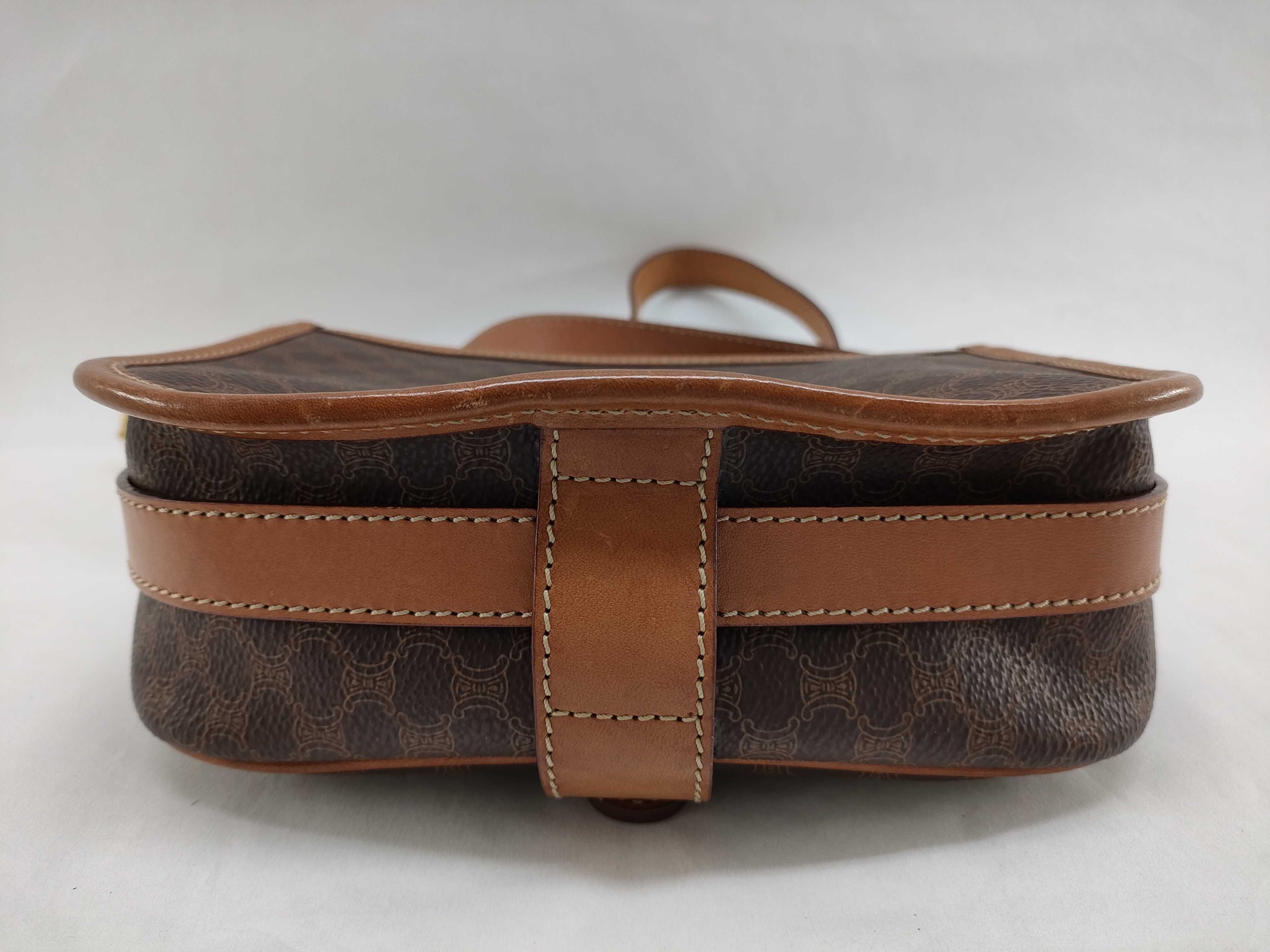 DM95 Macadam PVC Leather Shoulder Bag, Brown — view 7