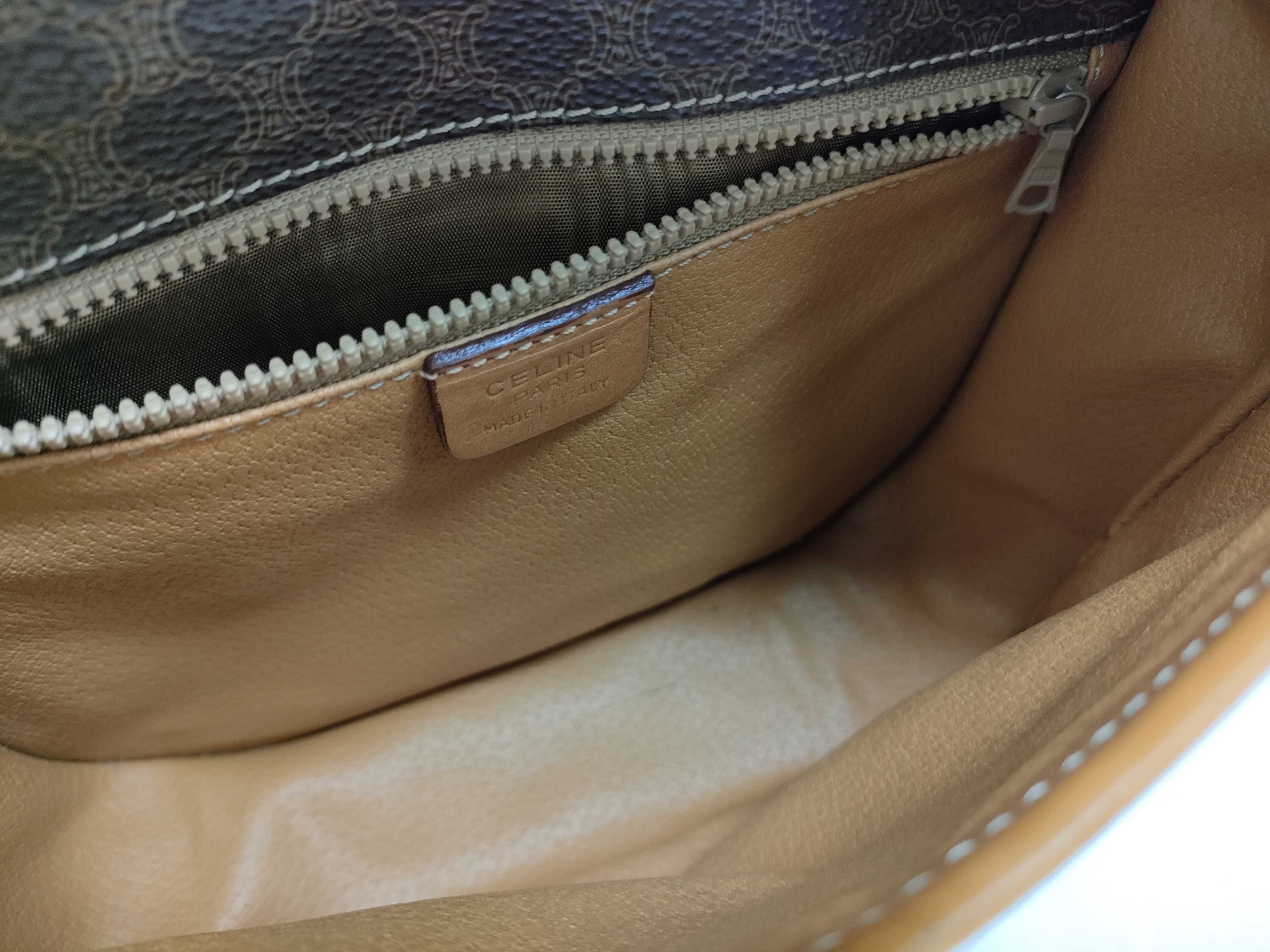 DM95 Macadam PVC Leather Shoulder Bag, Brown — view 10