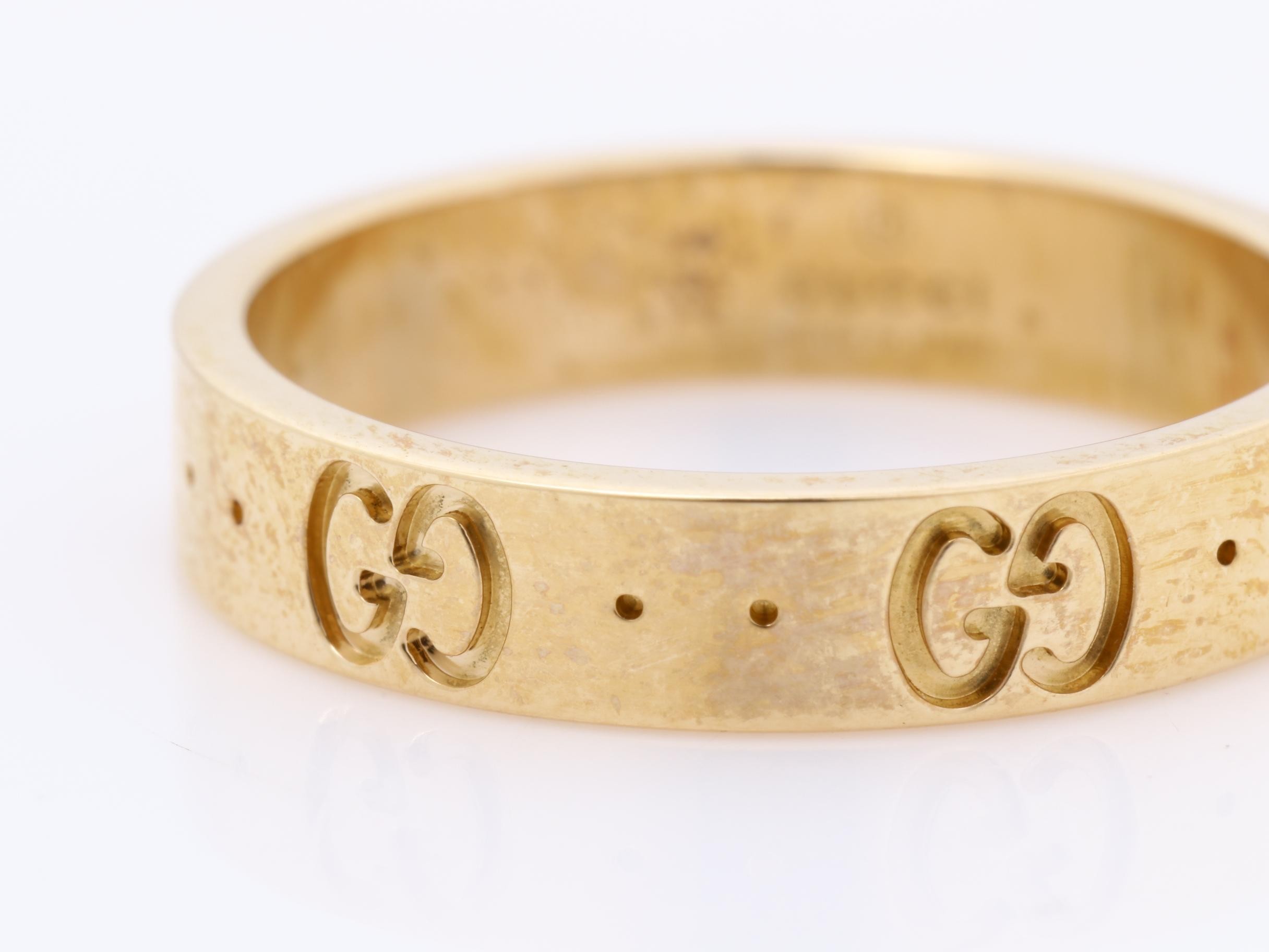 K18PG ICON ring, 4mm width, size 13/approx. US size 12, 3.98g — view 3