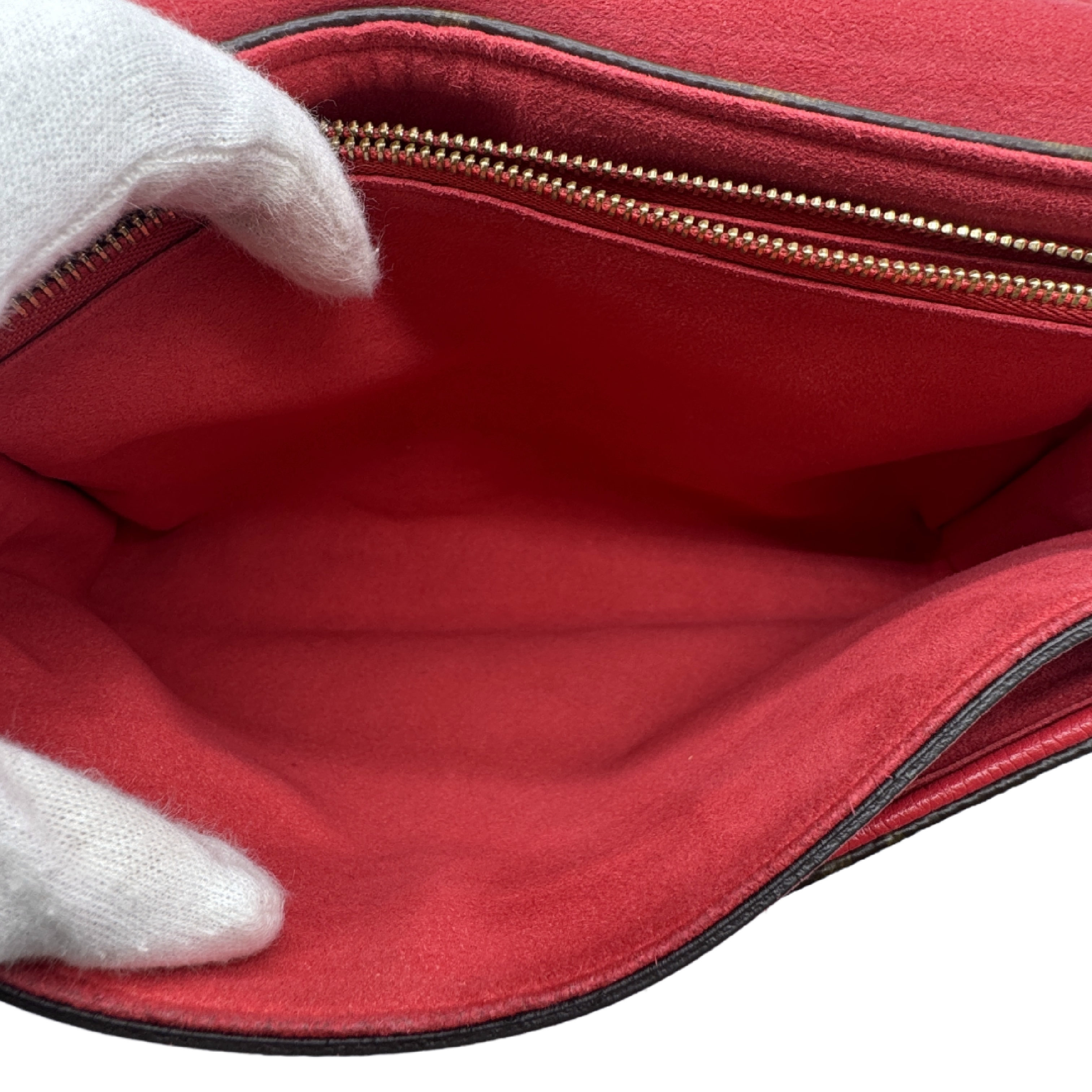 Monogram Pallas Chain Leather Chain Shoulder Bag — view 12