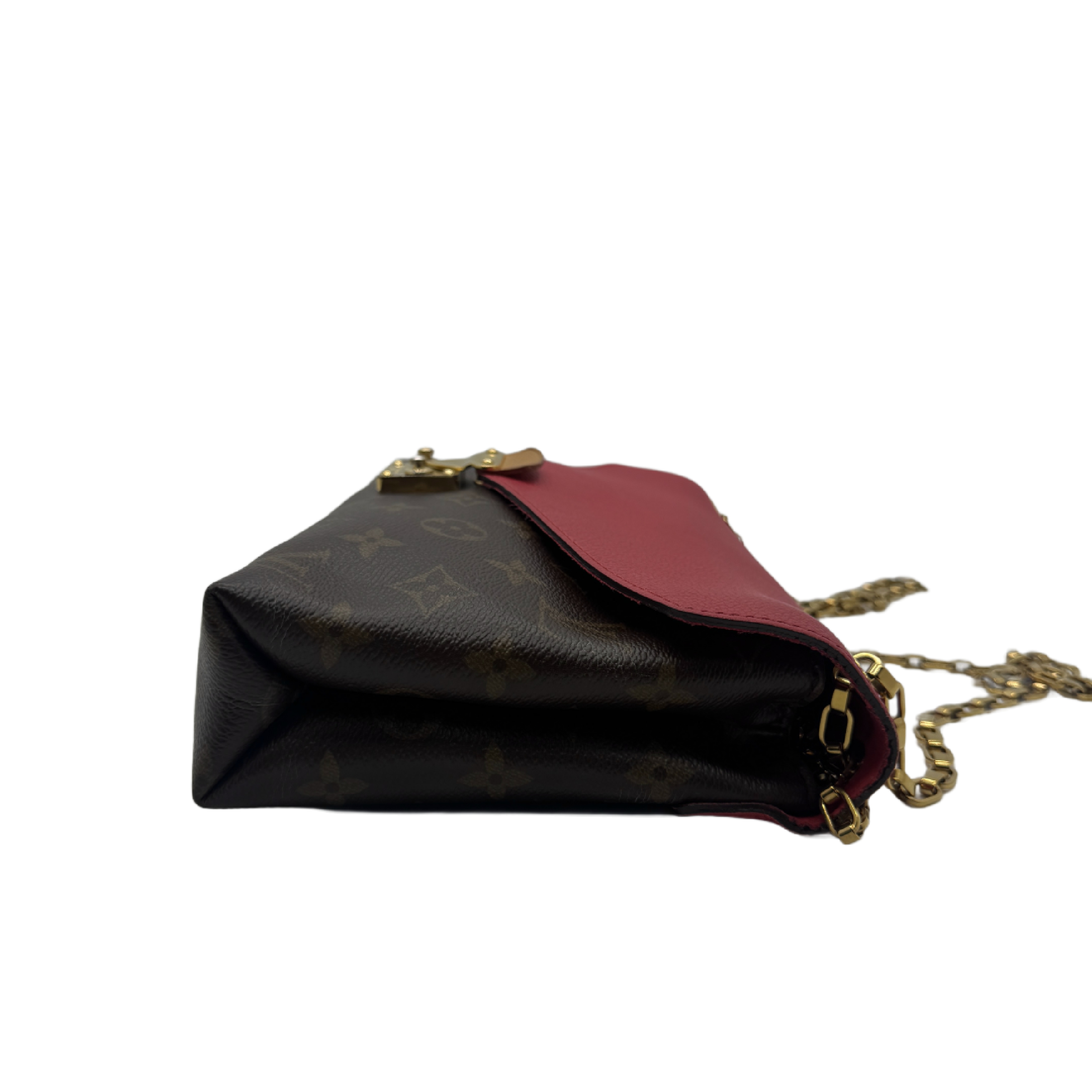 Monogram Pallas Chain Leather Chain Shoulder Bag — view 3
