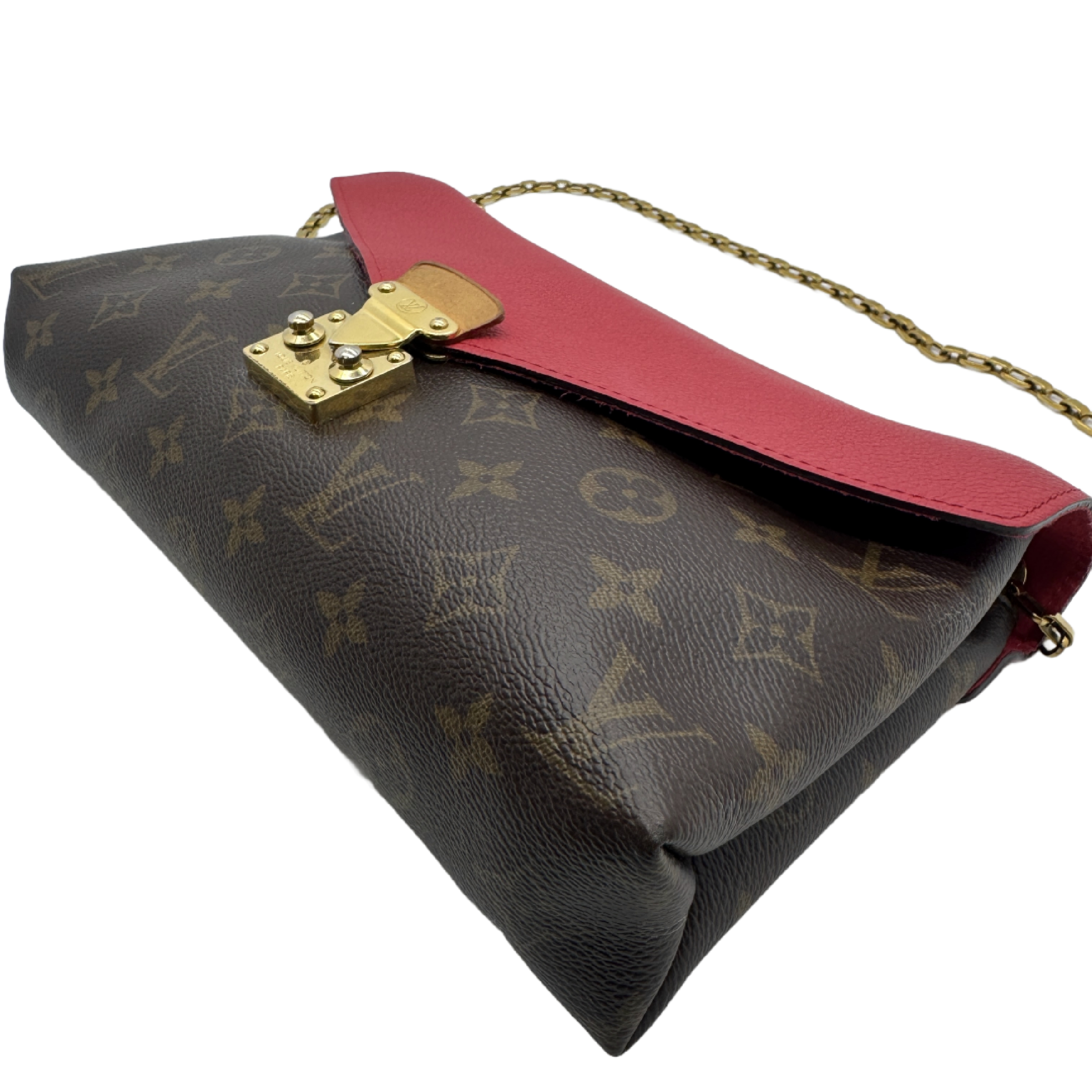 Monogram Pallas Chain Leather Chain Shoulder Bag — view 6