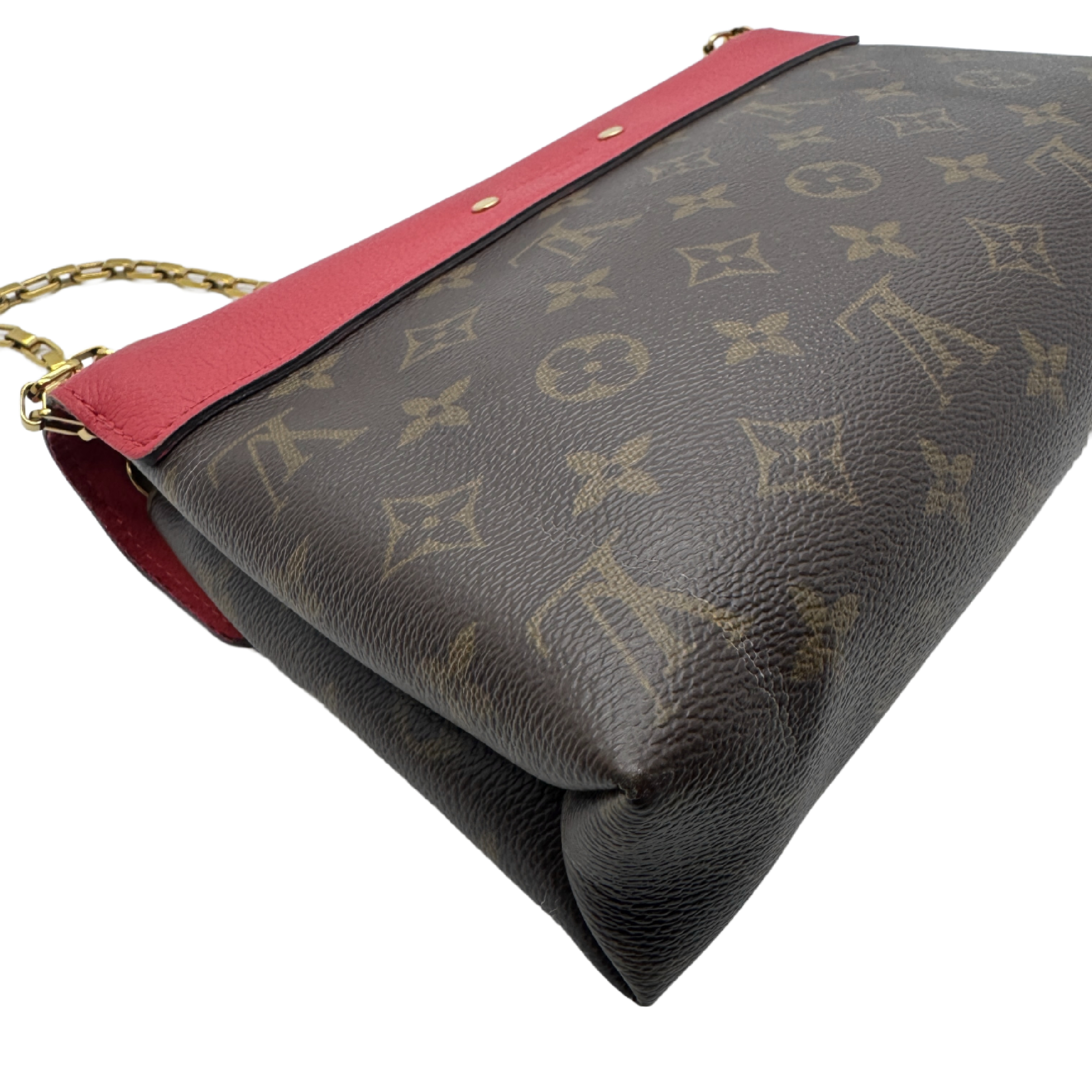 Monogram Pallas Chain Leather Chain Shoulder Bag — view 7