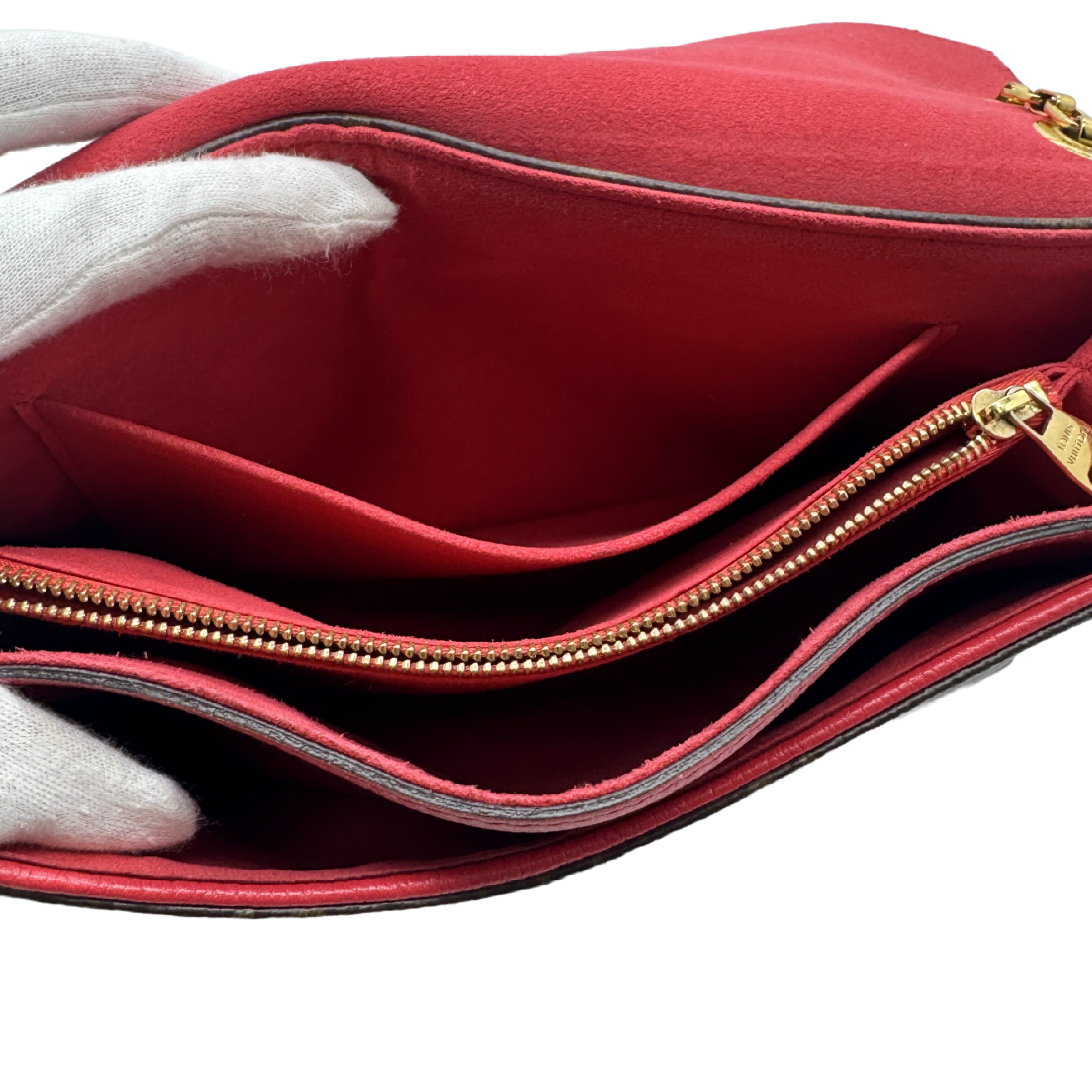 Monogram Pallas Chain Leather Chain Shoulder Bag — view 10
