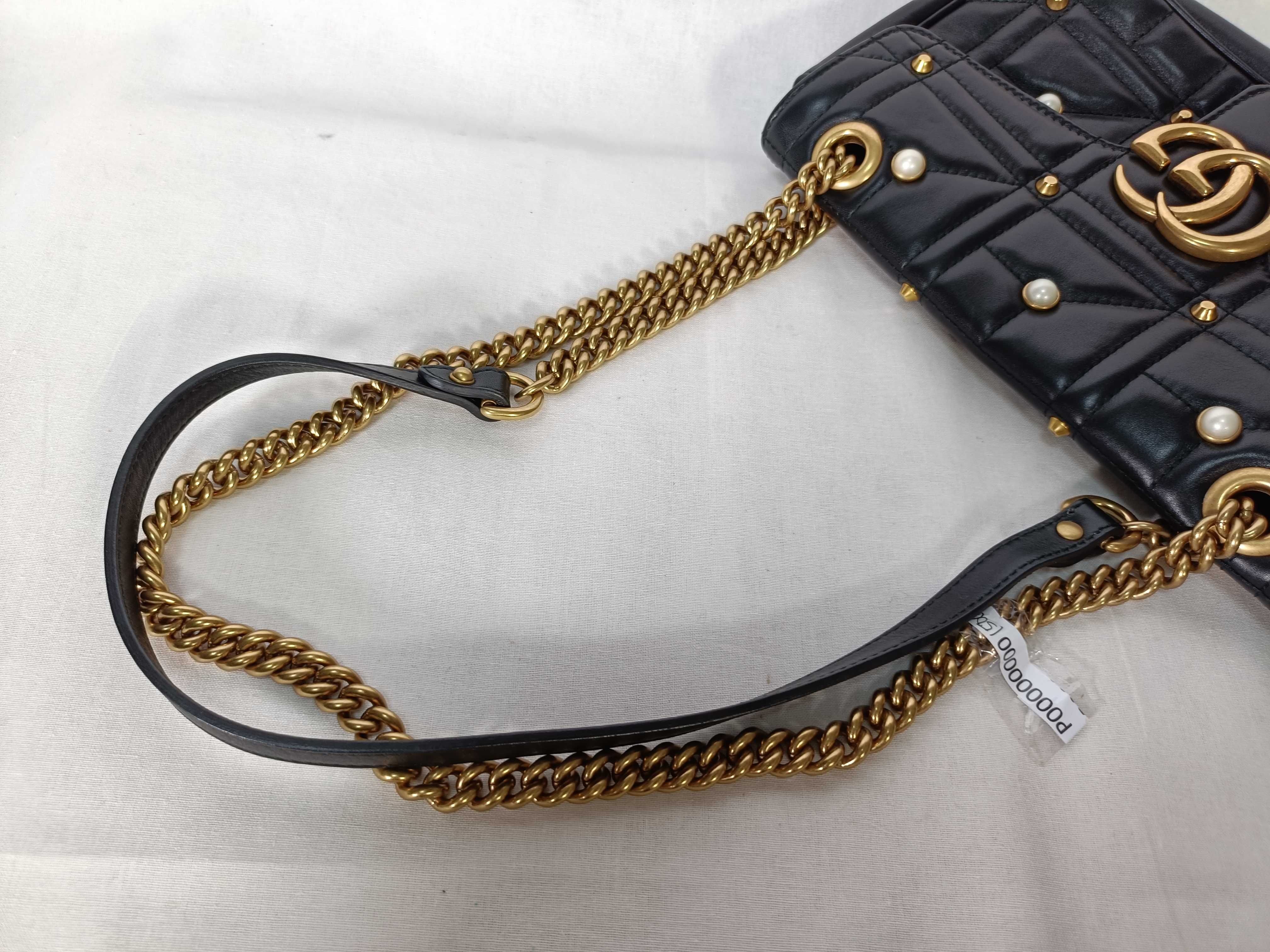 PH- Black Shoulder Bag Leather Shoulder Bag — view 7