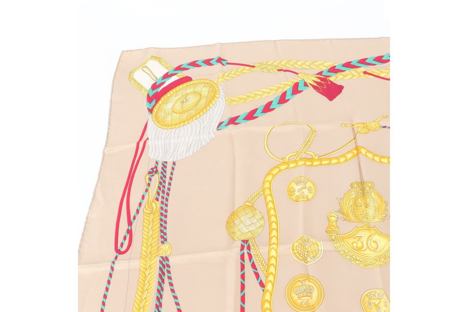 100% Silk Scarf with Tag — view 2