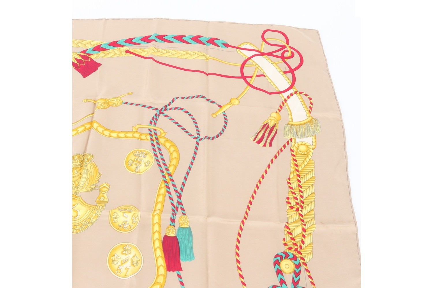 100% Silk Scarf with Tag — view 3