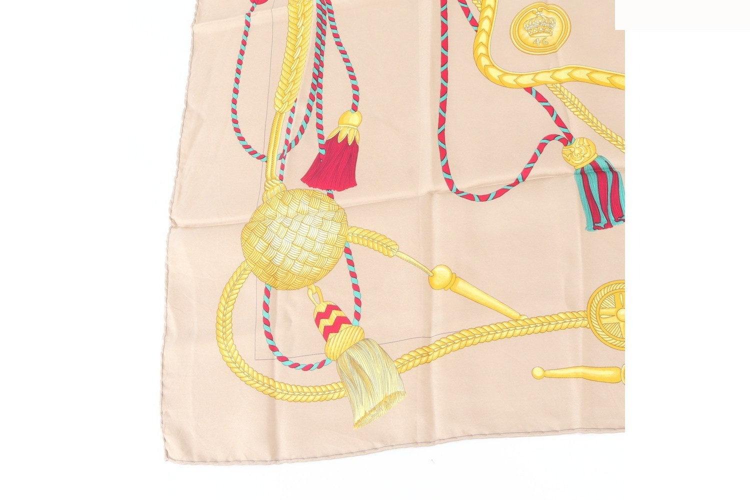 100% Silk Scarf with Tag — view 4