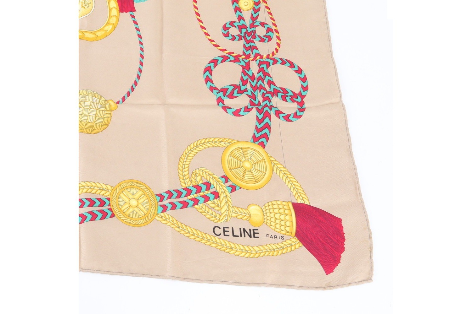 100% Silk Scarf with Tag — view 5