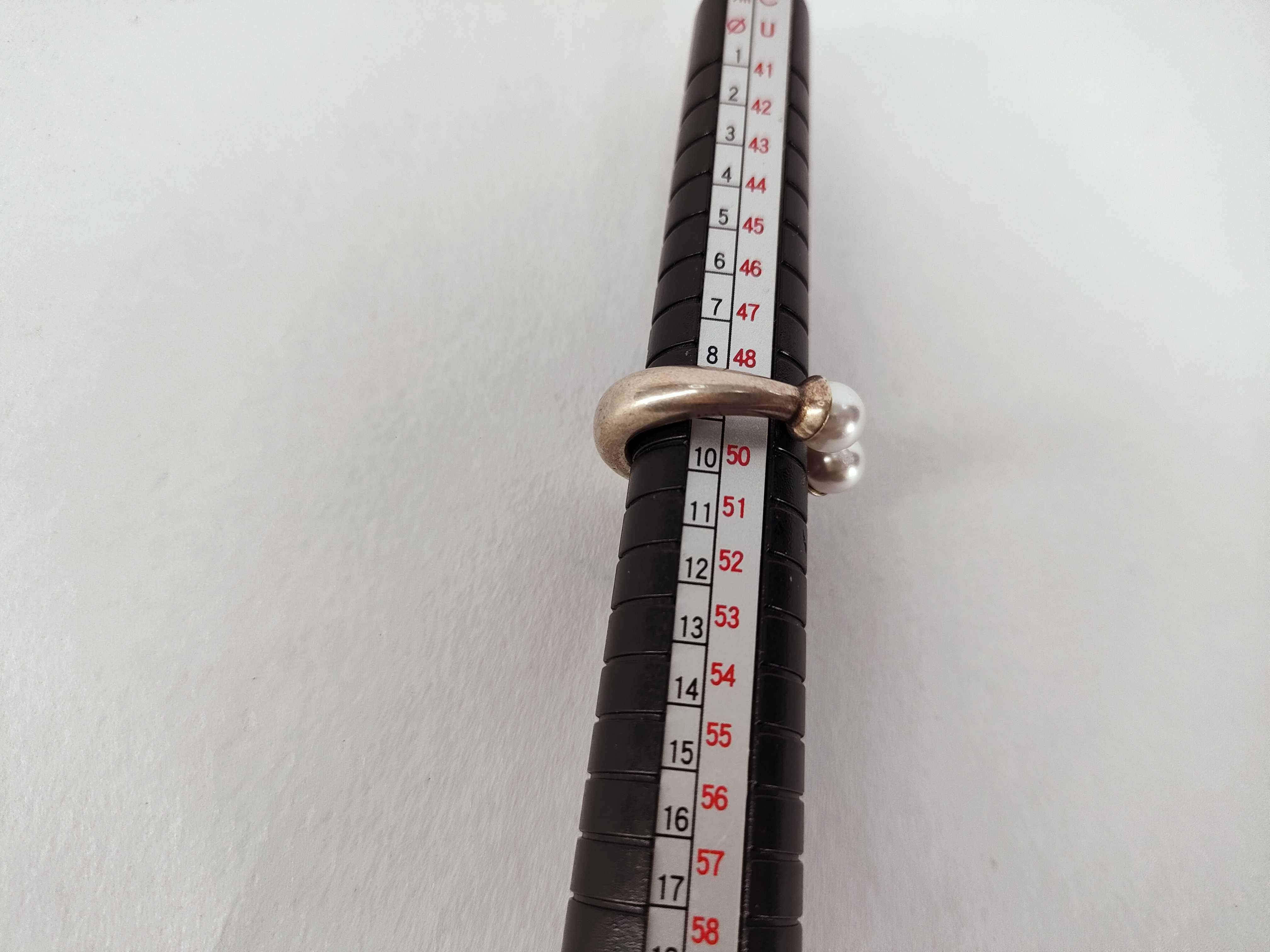 Tribal Pearl Ring, Size M — view 11