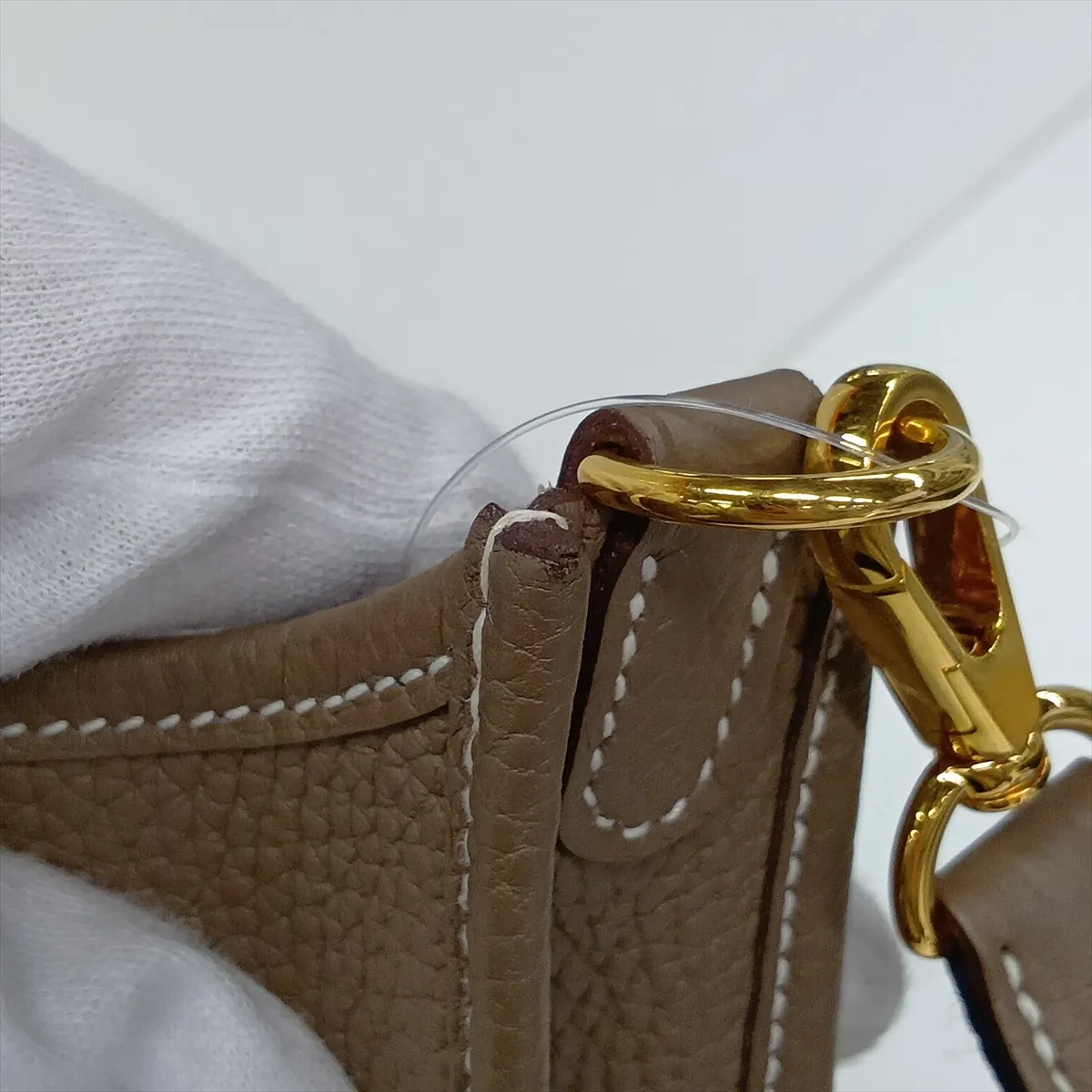 Evelyne 16 TPM Taurillon Clemence Etoupe Gold Hardware Z: 2021 — view 10