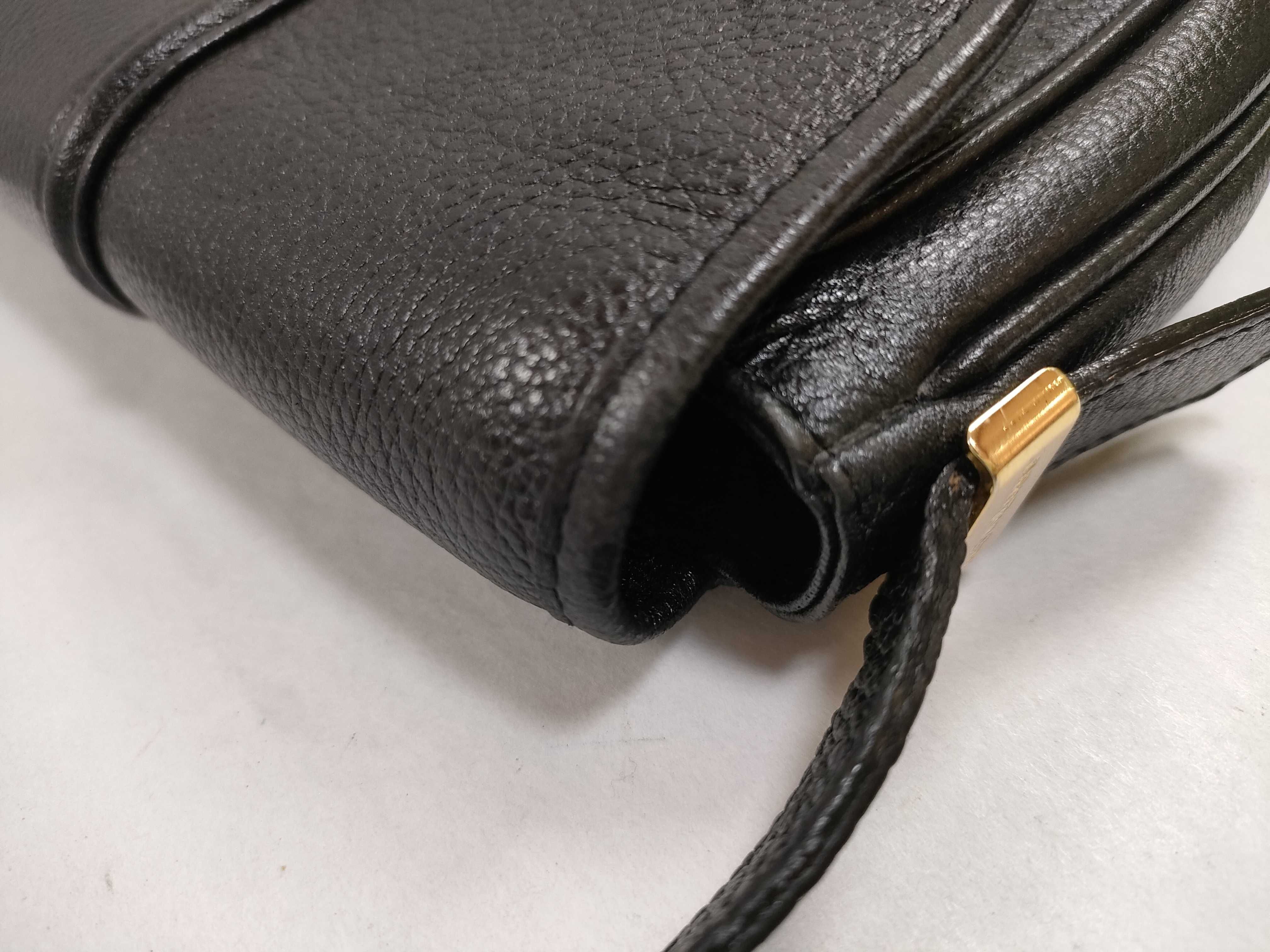 (YSL) shoulder bag, black, vintage style. — view 5