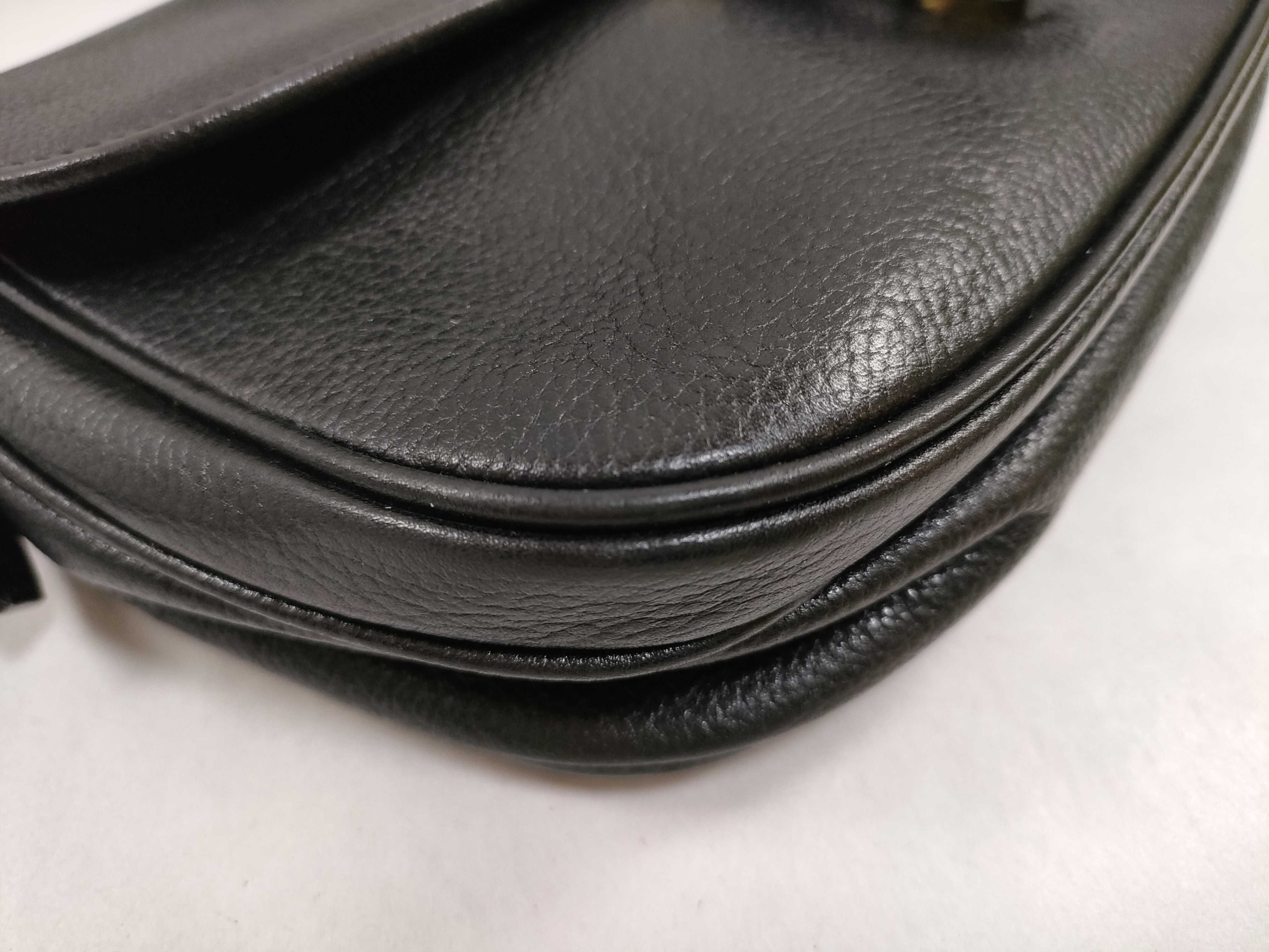 (YSL) shoulder bag, black, vintage style. — view 6