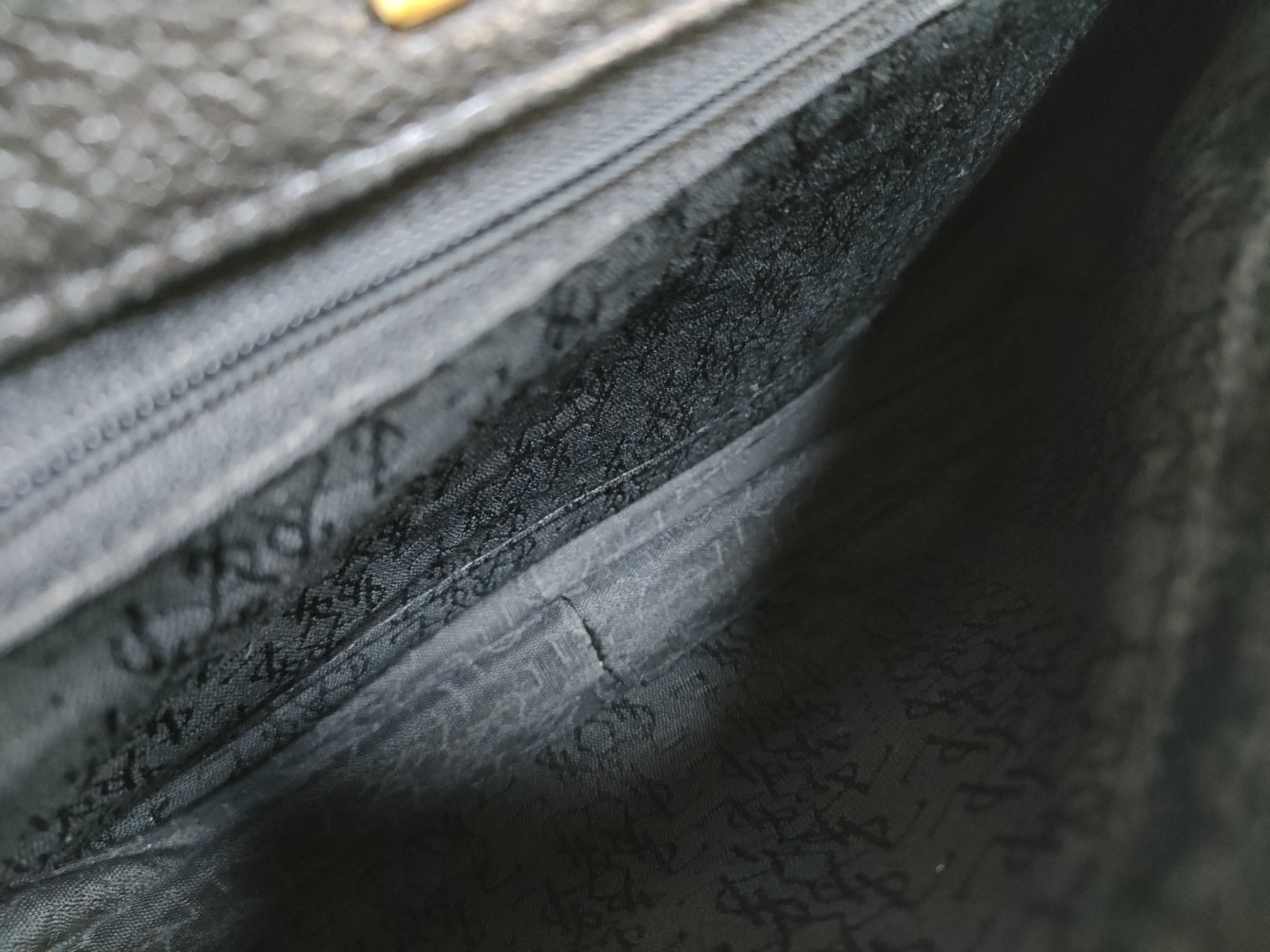(YSL) shoulder bag, black, vintage style. — view 8