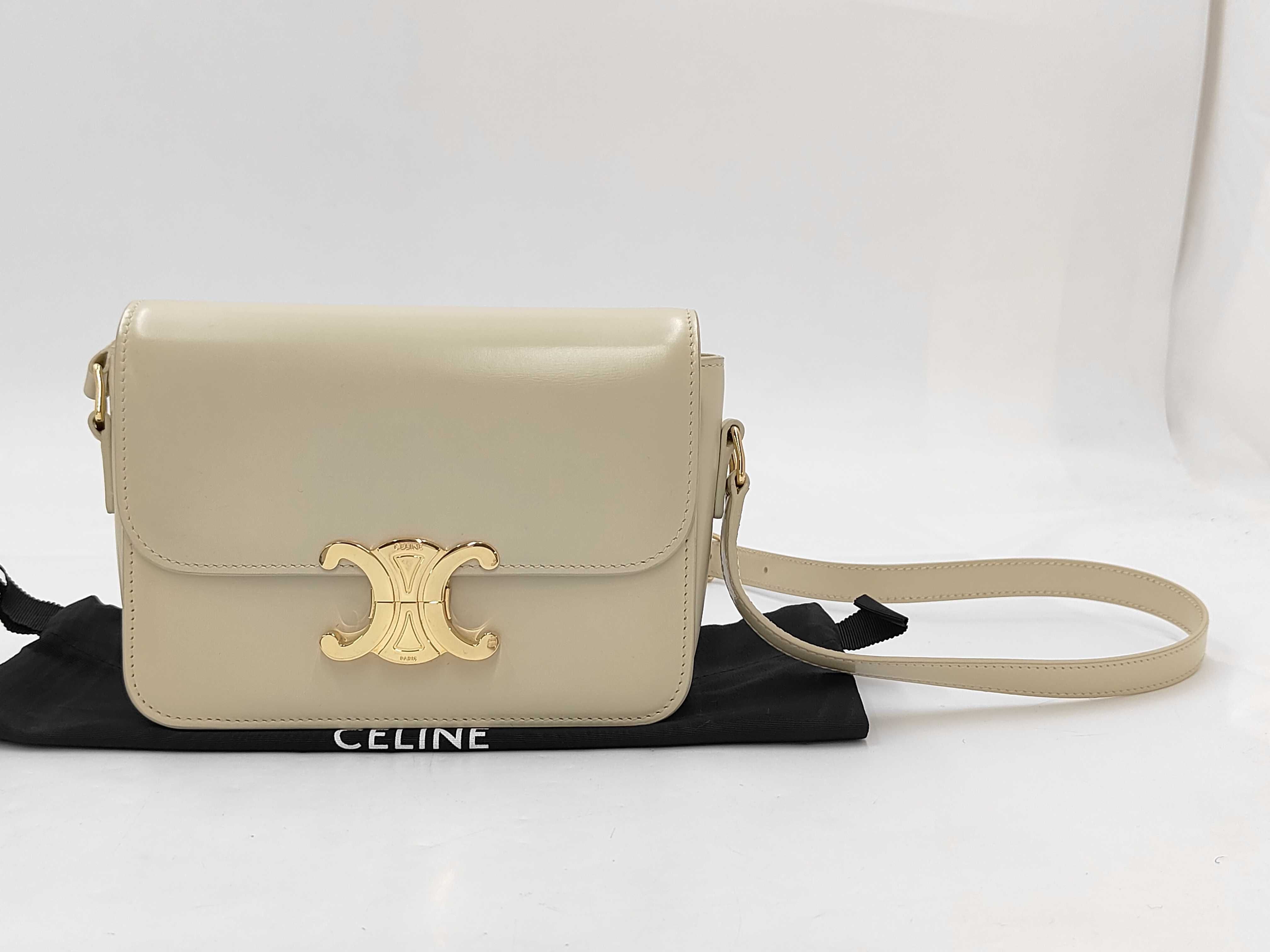 Teen Triomphe Bag White Shoulder Bag