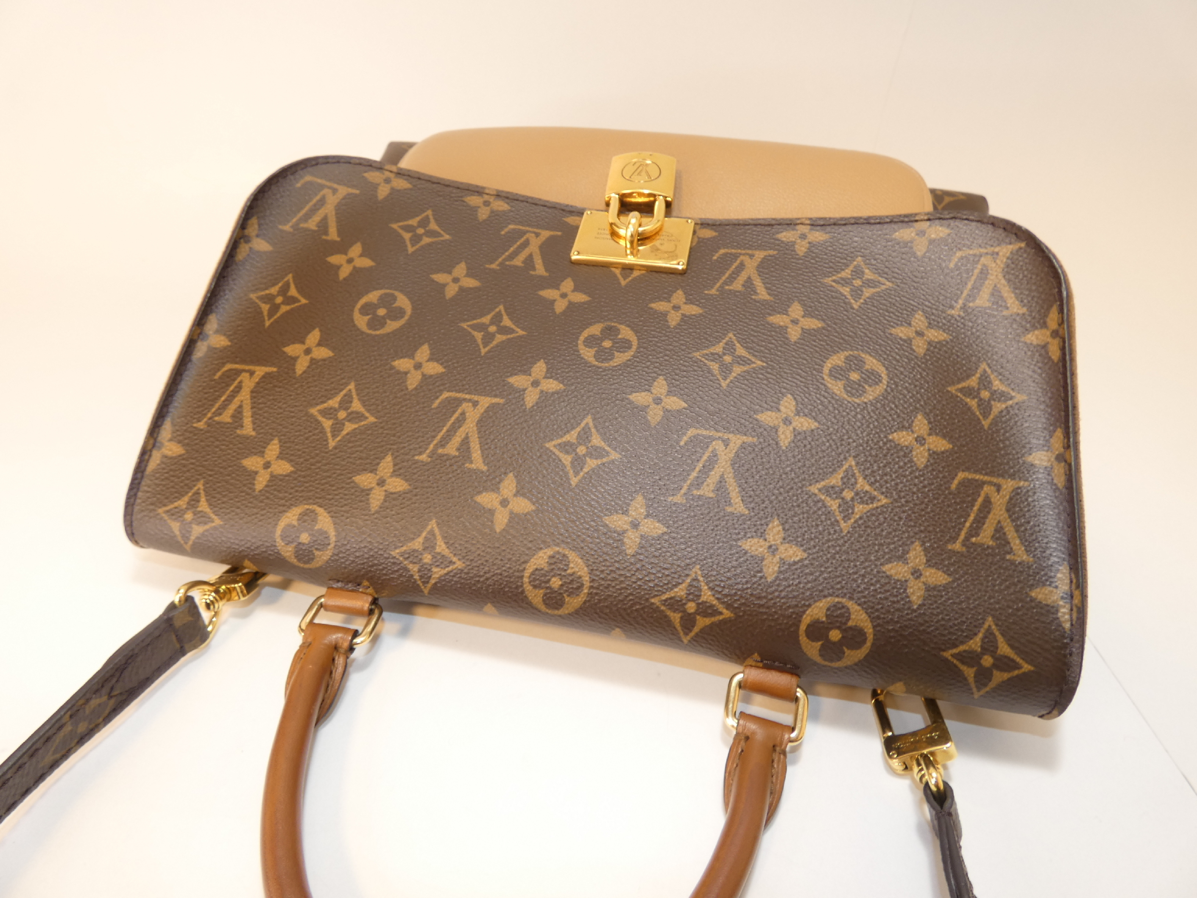 2-way Marignan Monogram Top Handle Shoulder Bag — view 3