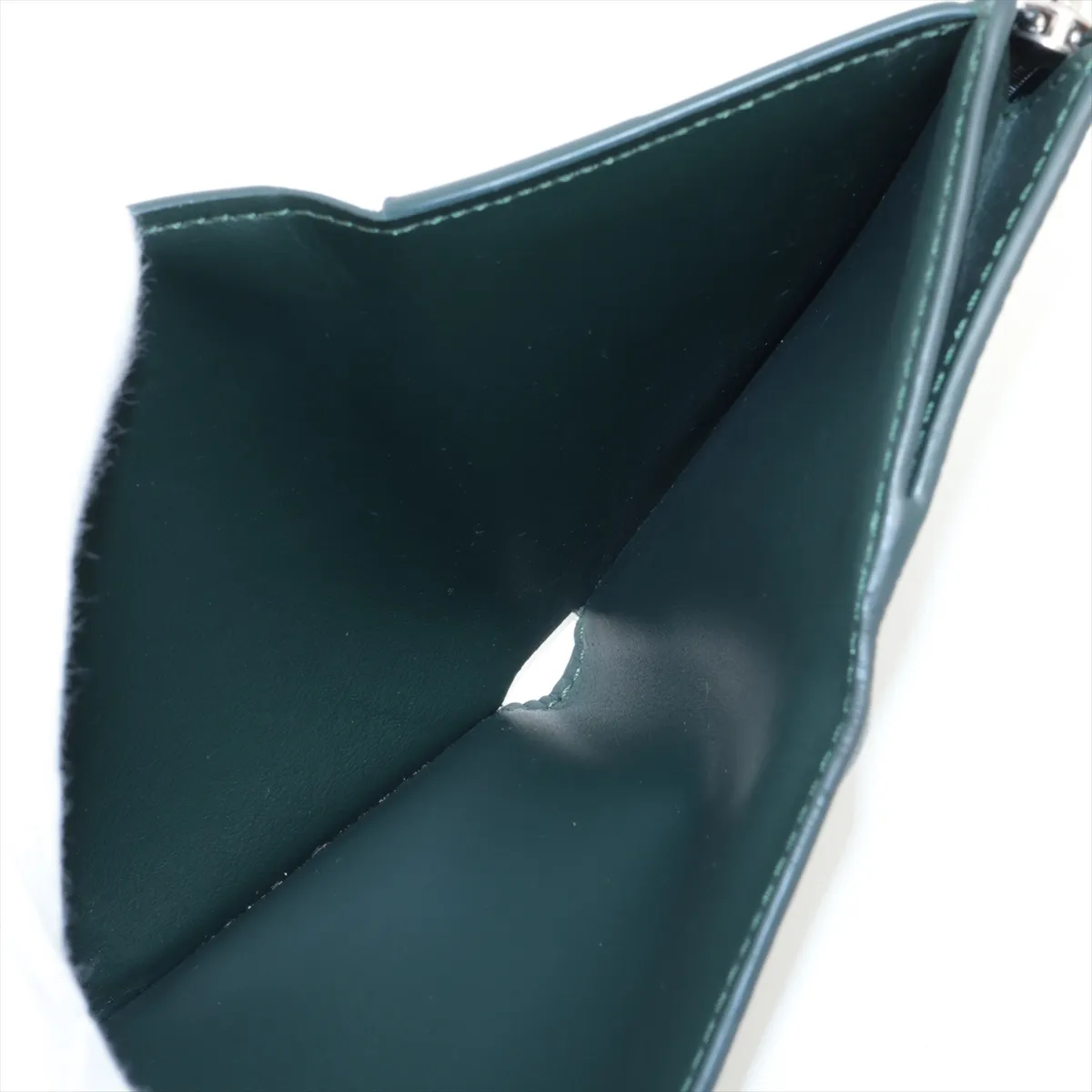 LV Aerogram Victor Wallet - Green Compact Wallet M25958 (RFID detected) — view 6