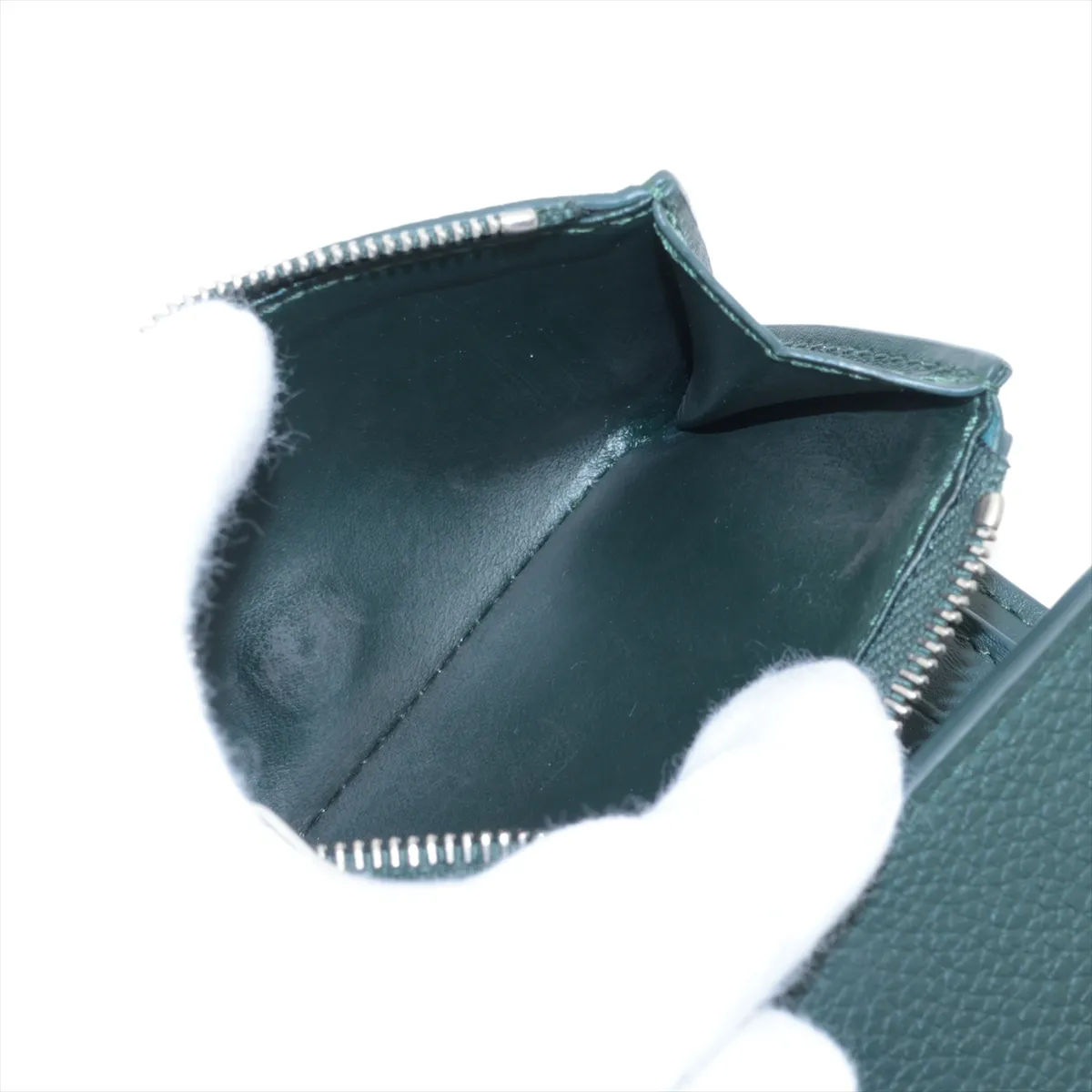 LV Aerogram Victor Wallet - Green Compact Wallet M25958 (RFID detected) — view 7