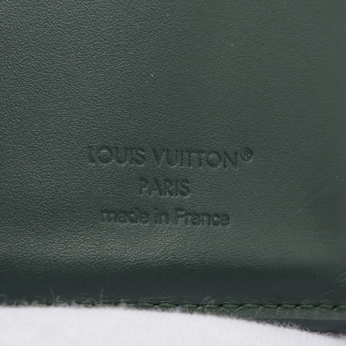 LV Aerogram Victor Wallet - Green Compact Wallet M25958 (RFID detected) — view 8