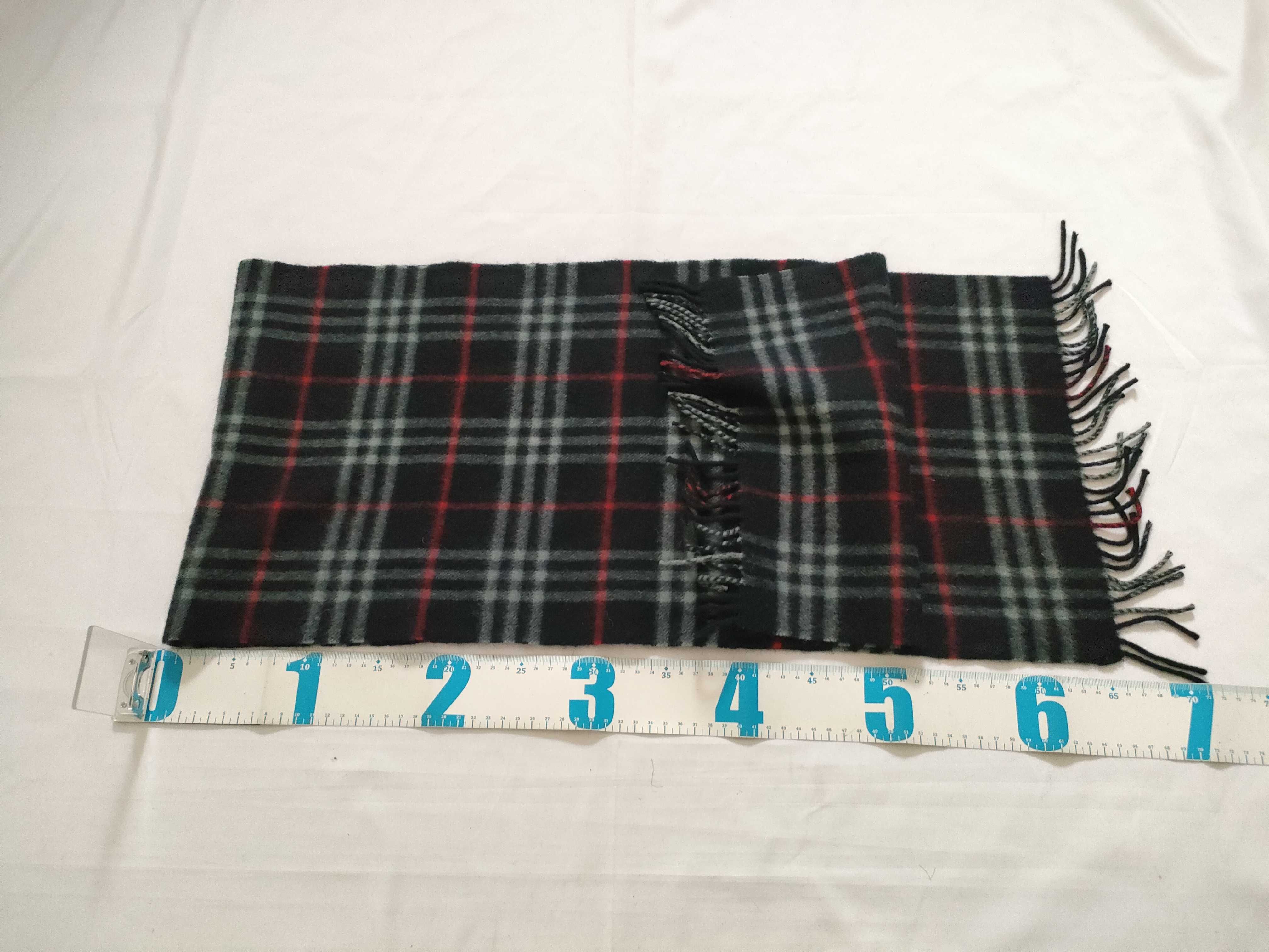 100% Cashmere Scarf, Nova Check Pattern, and other accessories. — view 2