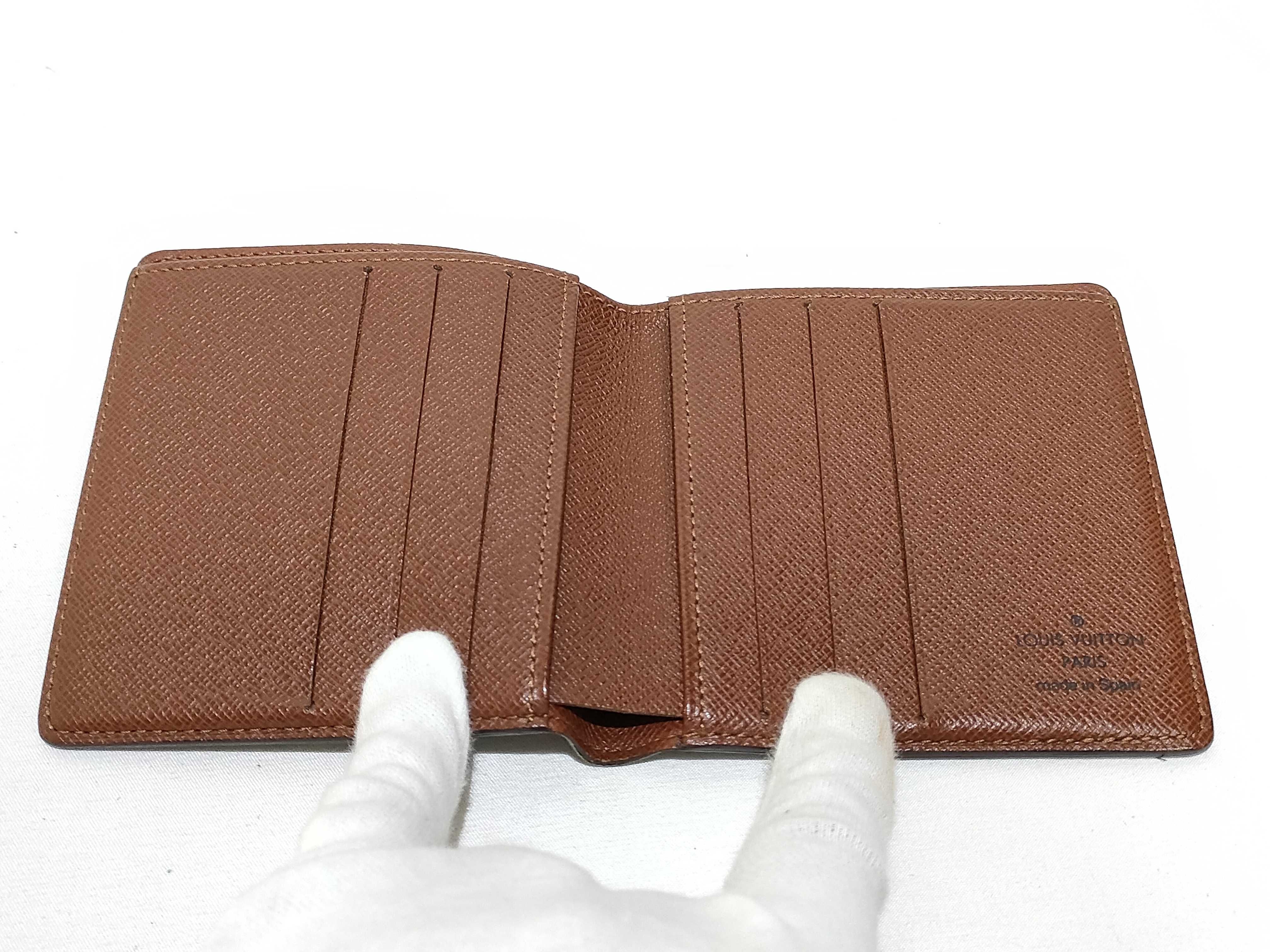 Monogram Louis Vuitton Portefeuille 6 Cartes Credit Card Case with Dust Bag, Box, and Wallet — view 7