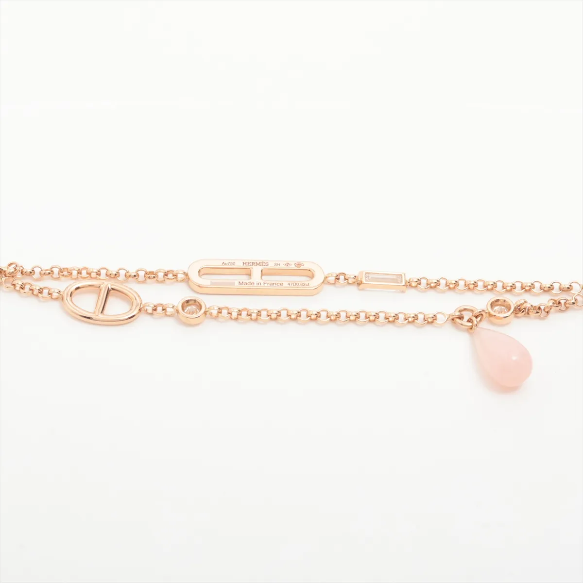 Chaine d'Ancre Chaos Colored Stone Diamond Bracelet 750 (PG) 8.5g 0.82 SH 23AI472003 Minor chips on stones, — view 3