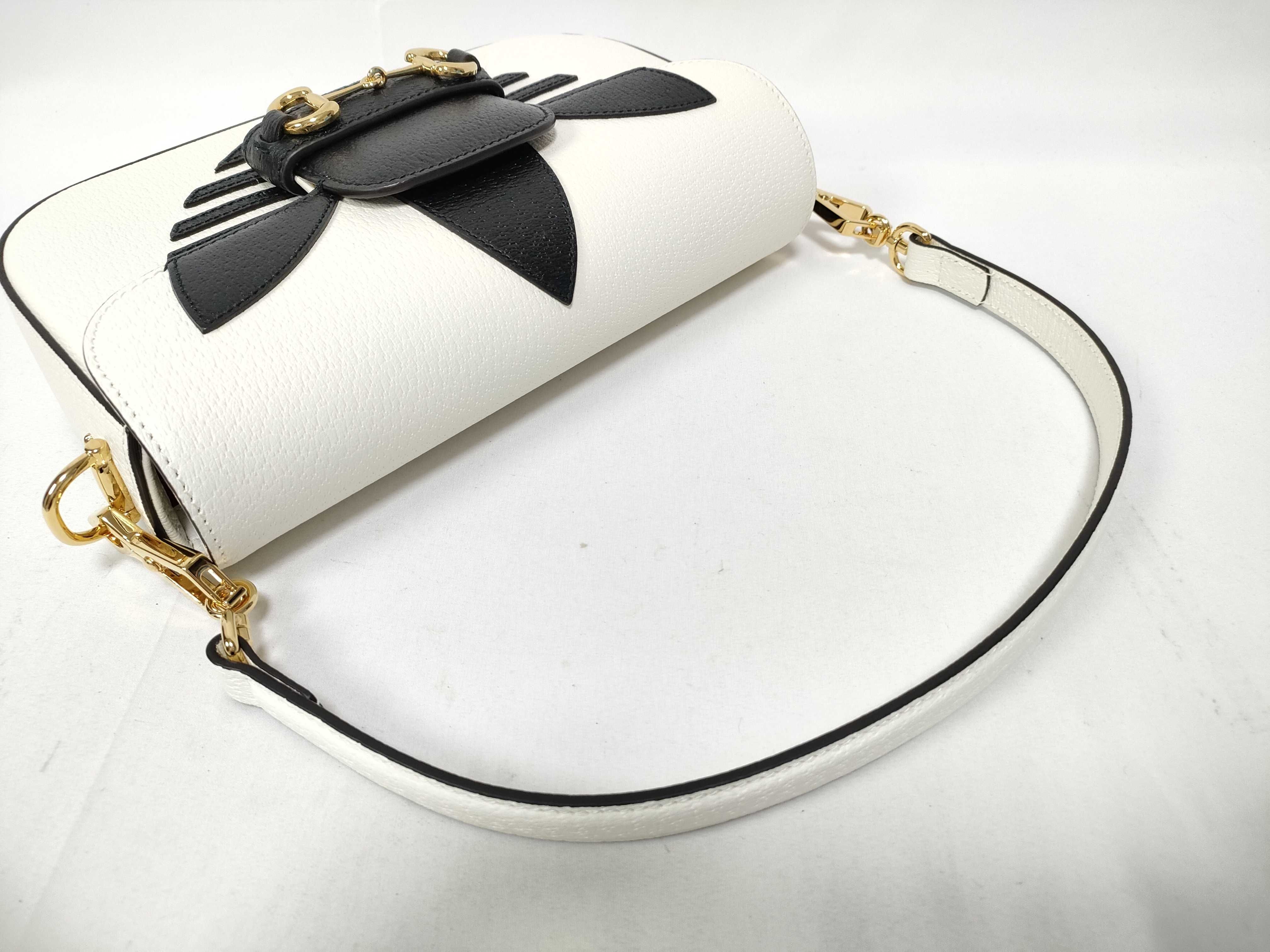 x adidas Horsebit Chain Shoulder Bag 722009 White 2-Way Shoulder Bag — view 9