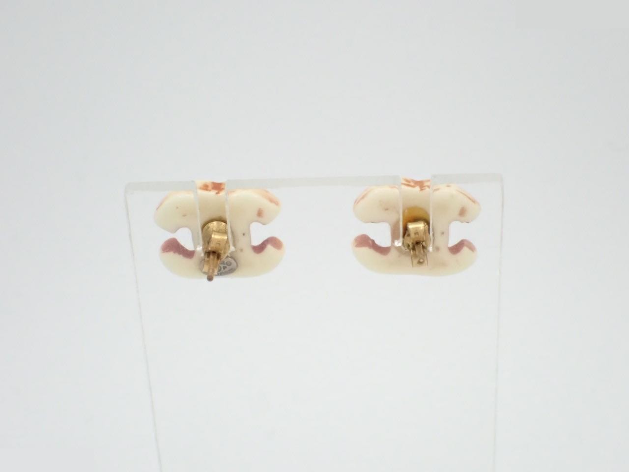 Coco Mark Earrings (Ivory Style) — view 2