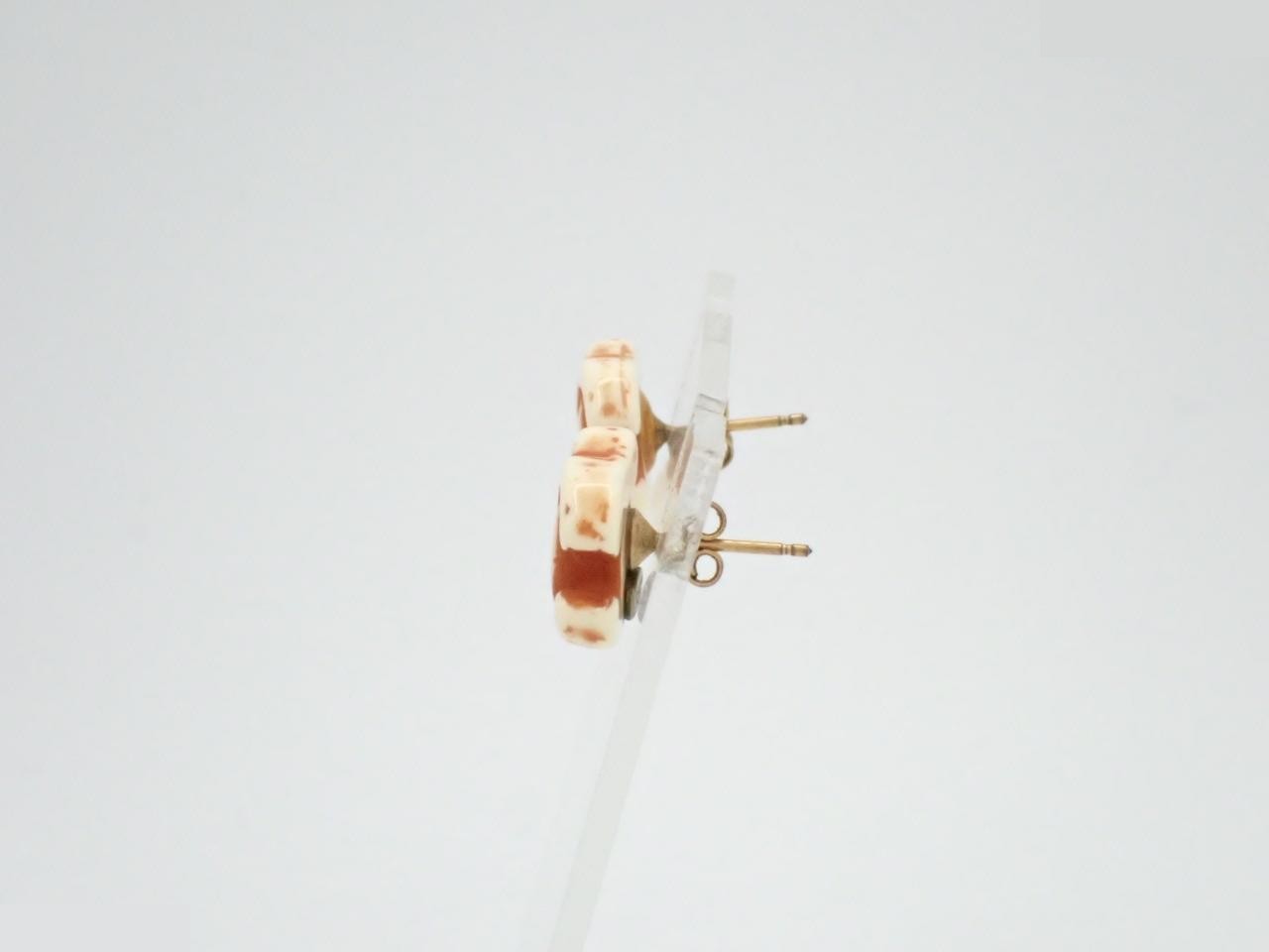 Coco Mark Earrings (Ivory Style) — view 3