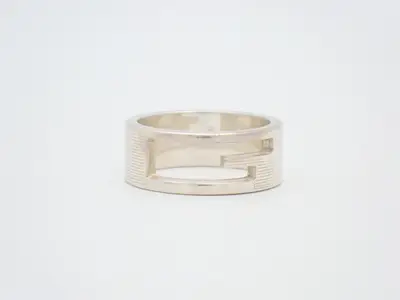 G-cut ring, SV925/8.4g, size #16