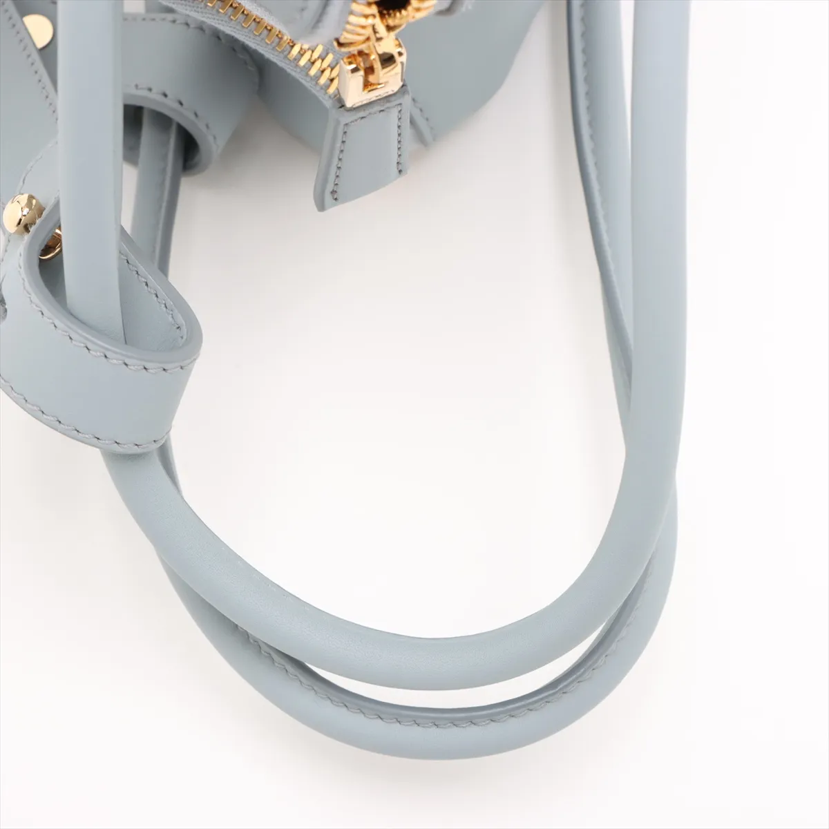 Darling Leather 2WAY Handbag Blue 1BA451 — view 5