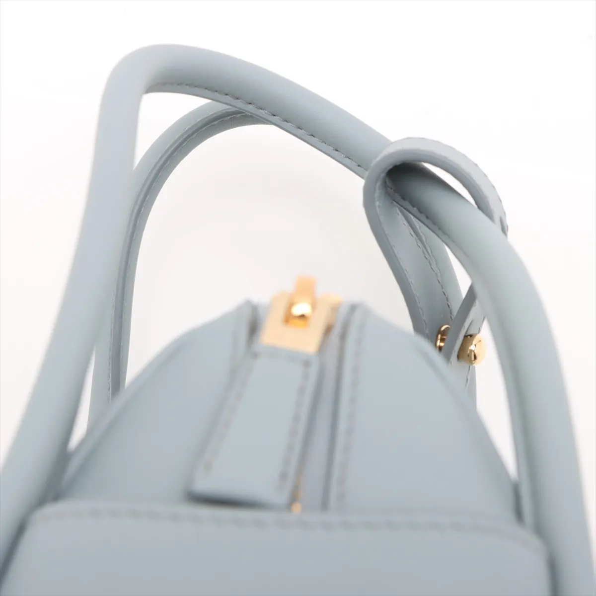 Darling Leather 2WAY Handbag Blue 1BA451 — view 6
