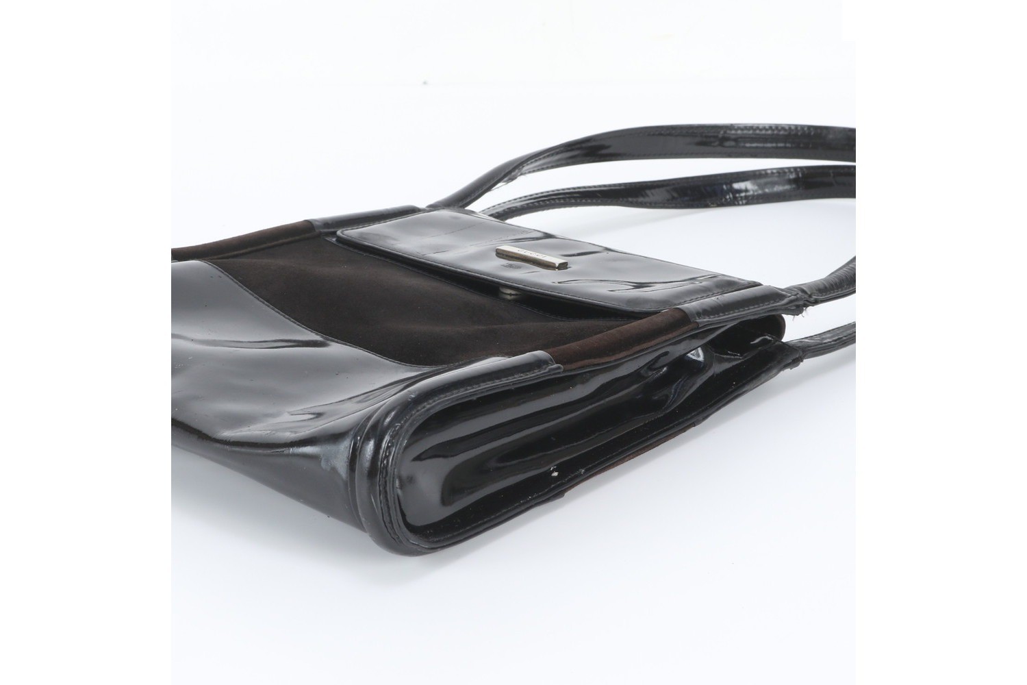 Vintage Gucci Leather Shoulder Bag — view 4