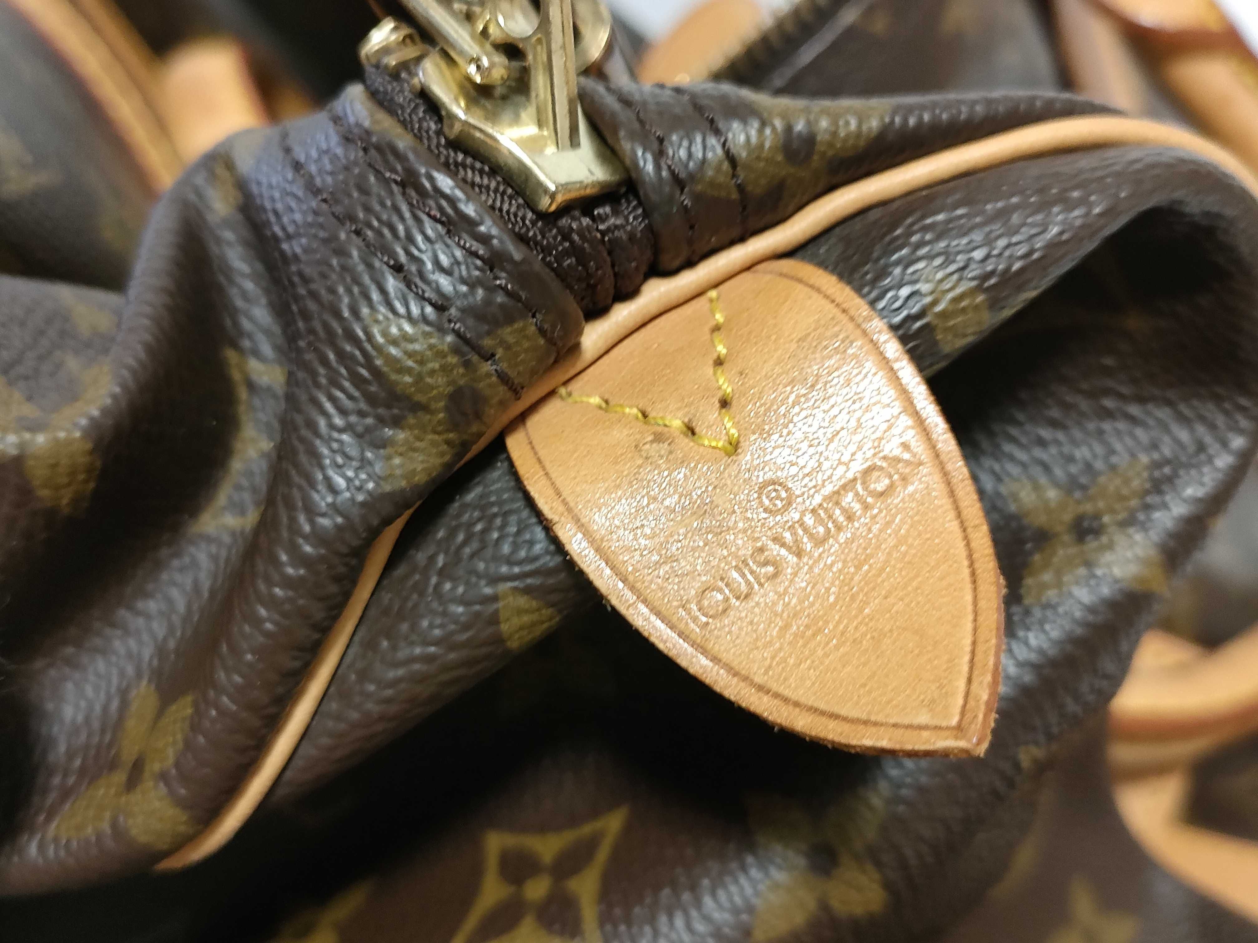 Monogram Keepall 60 M41422 MI1920 Brown Boston Bag — view 11