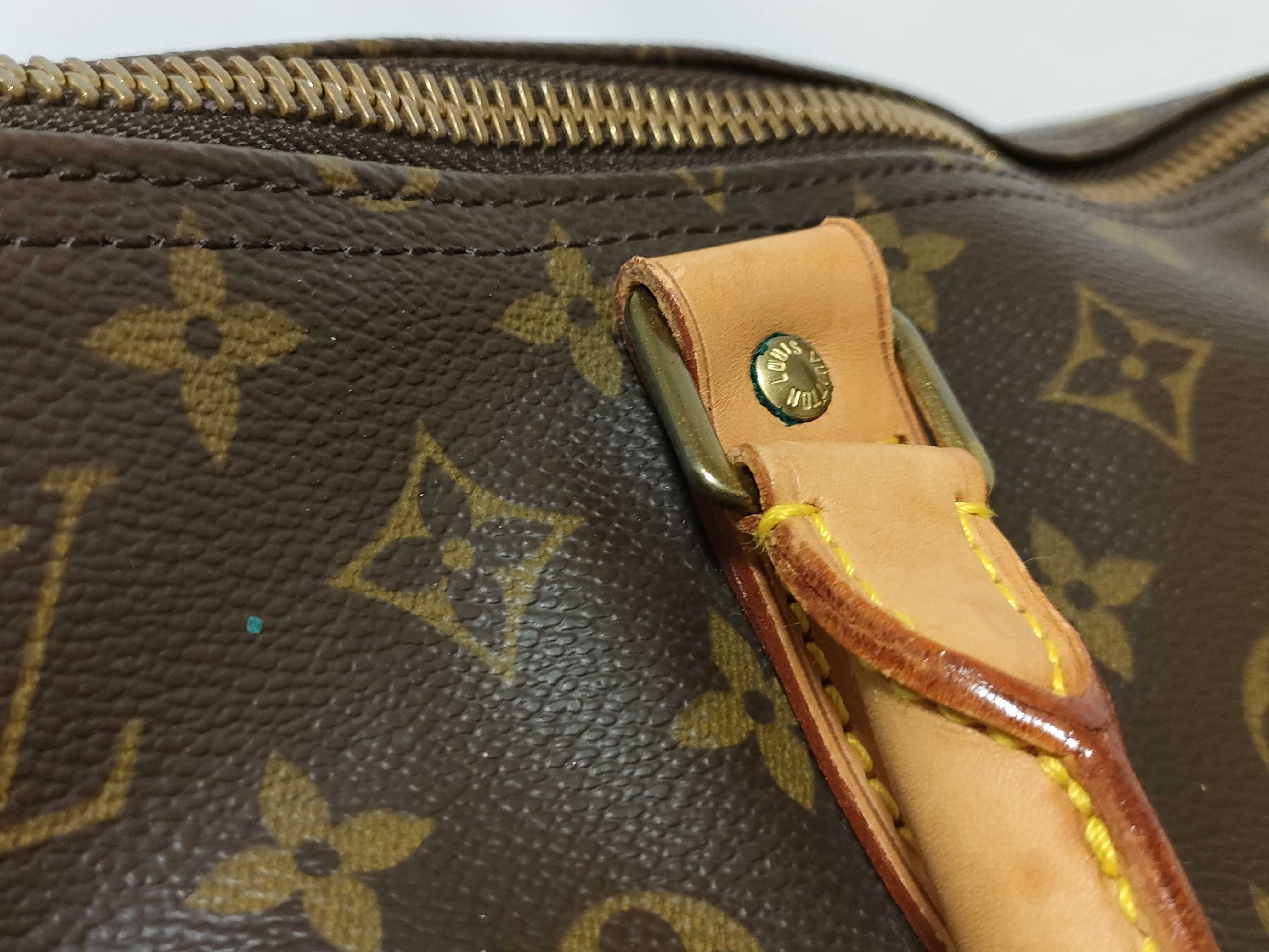 Monogram Keepall 60 M41422 MI1920 Brown Boston Bag — view 5