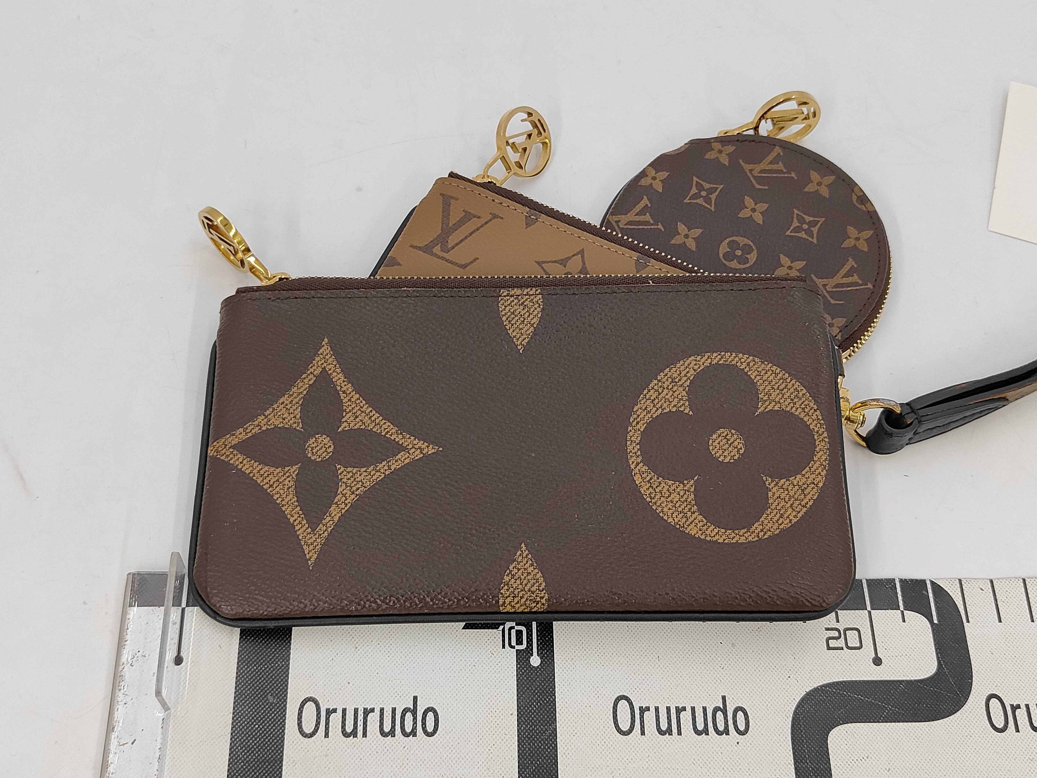 Monogram Reverse Pochette Trio Pouch — view 2