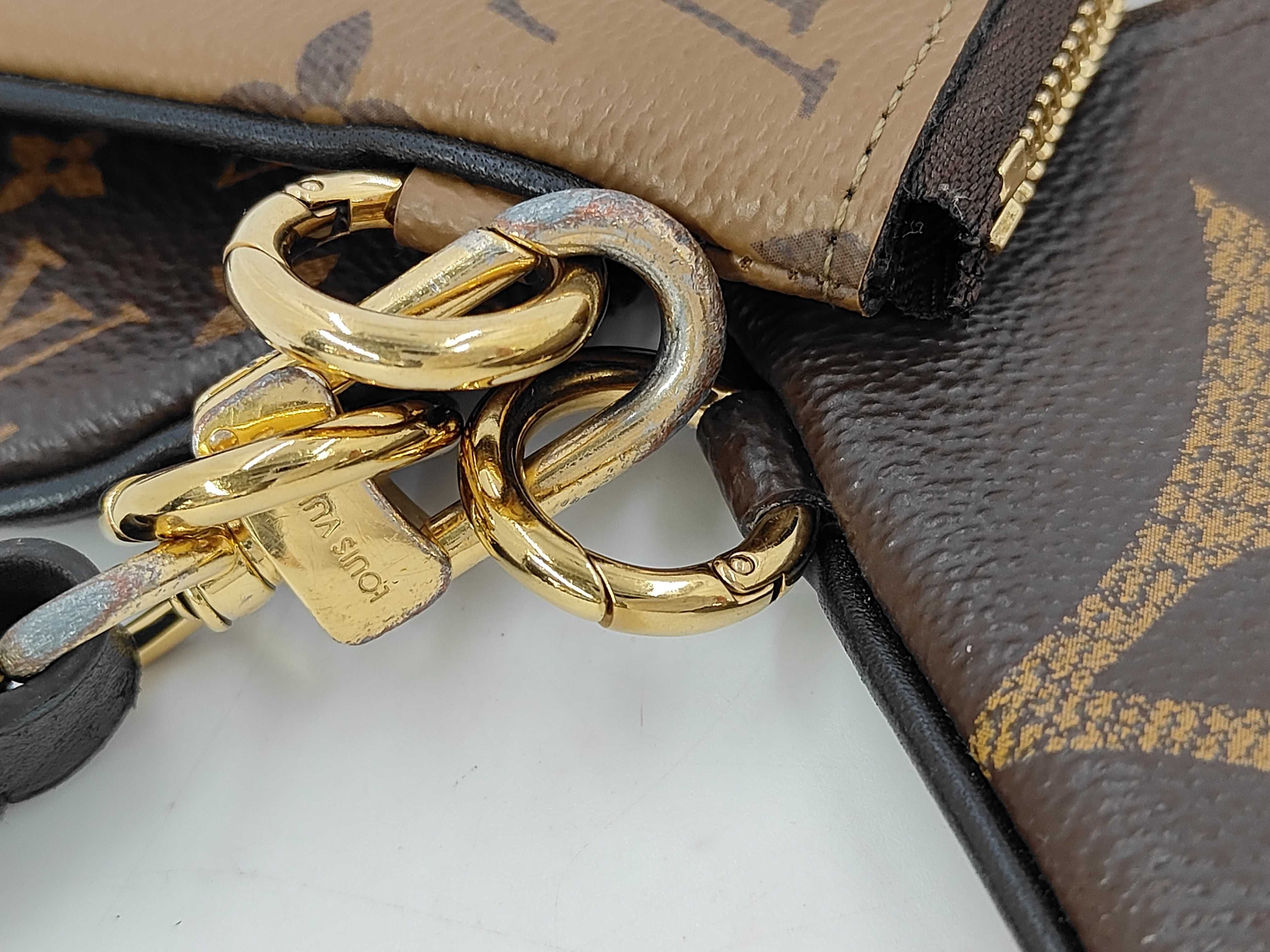 Monogram Reverse Pochette Trio Pouch — view 7