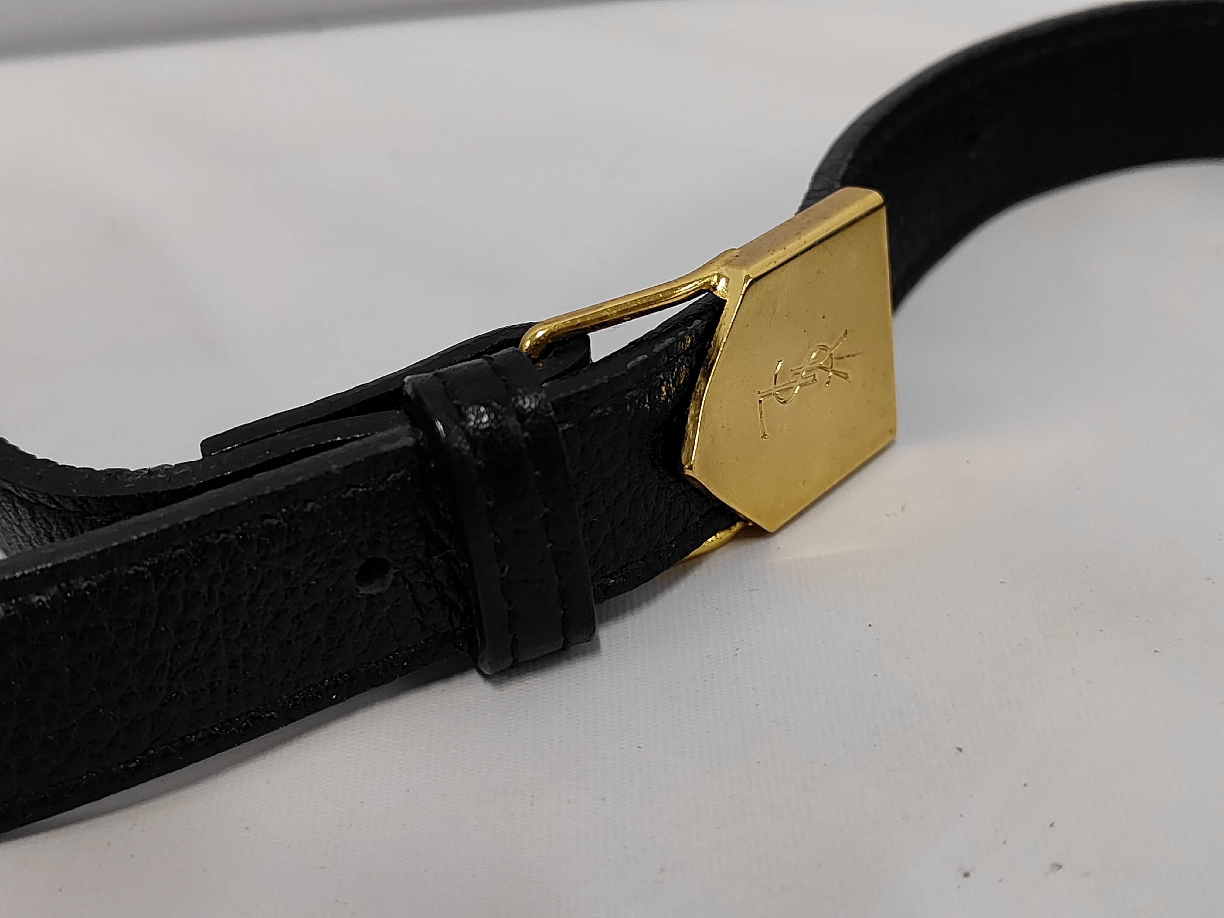 Leather Black Logo Plate Shoulder Bag — view 6